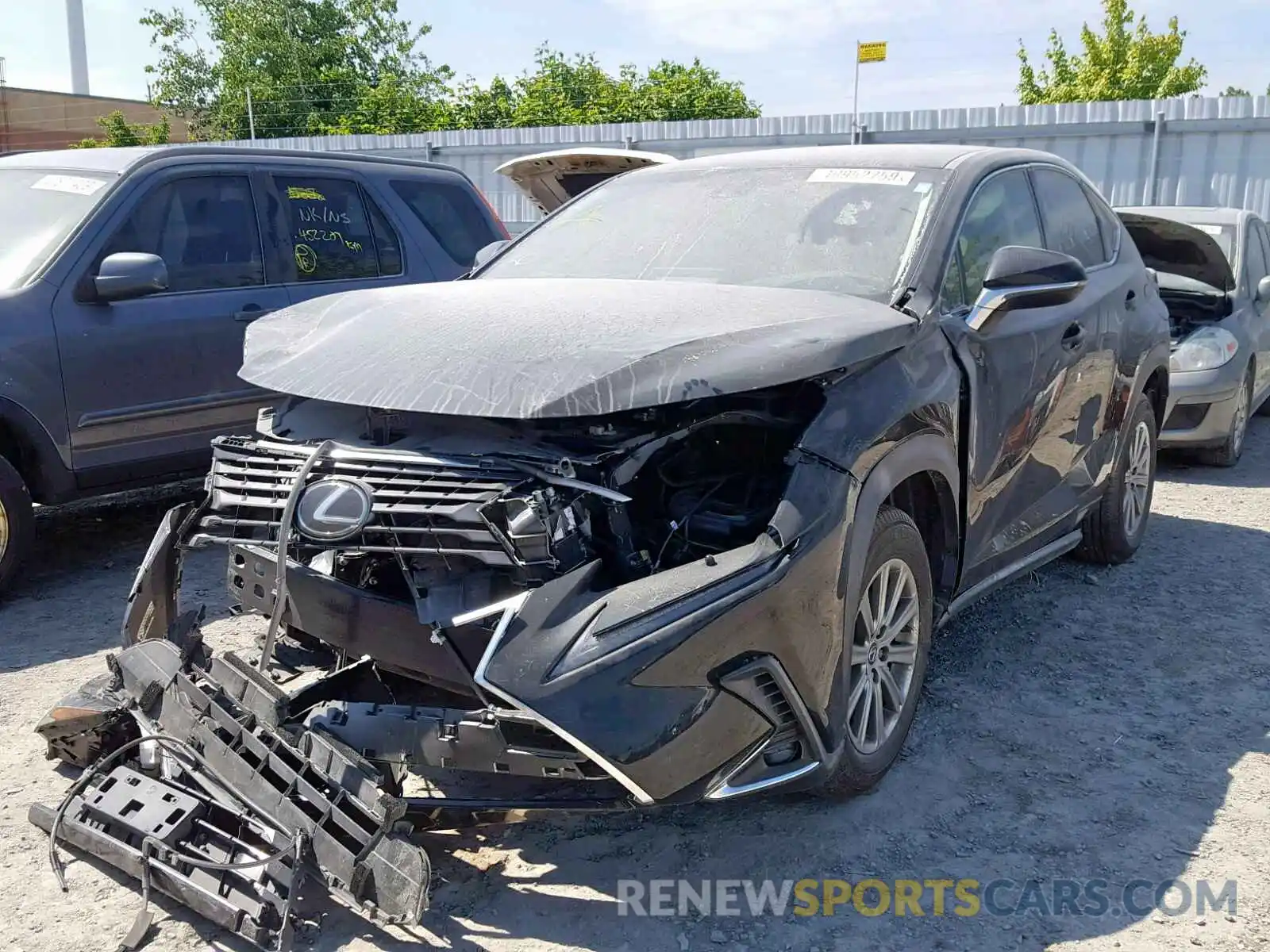 2 Photograph of a damaged car JTJBARBZ1K2208561 LEXUS NX 300 2019