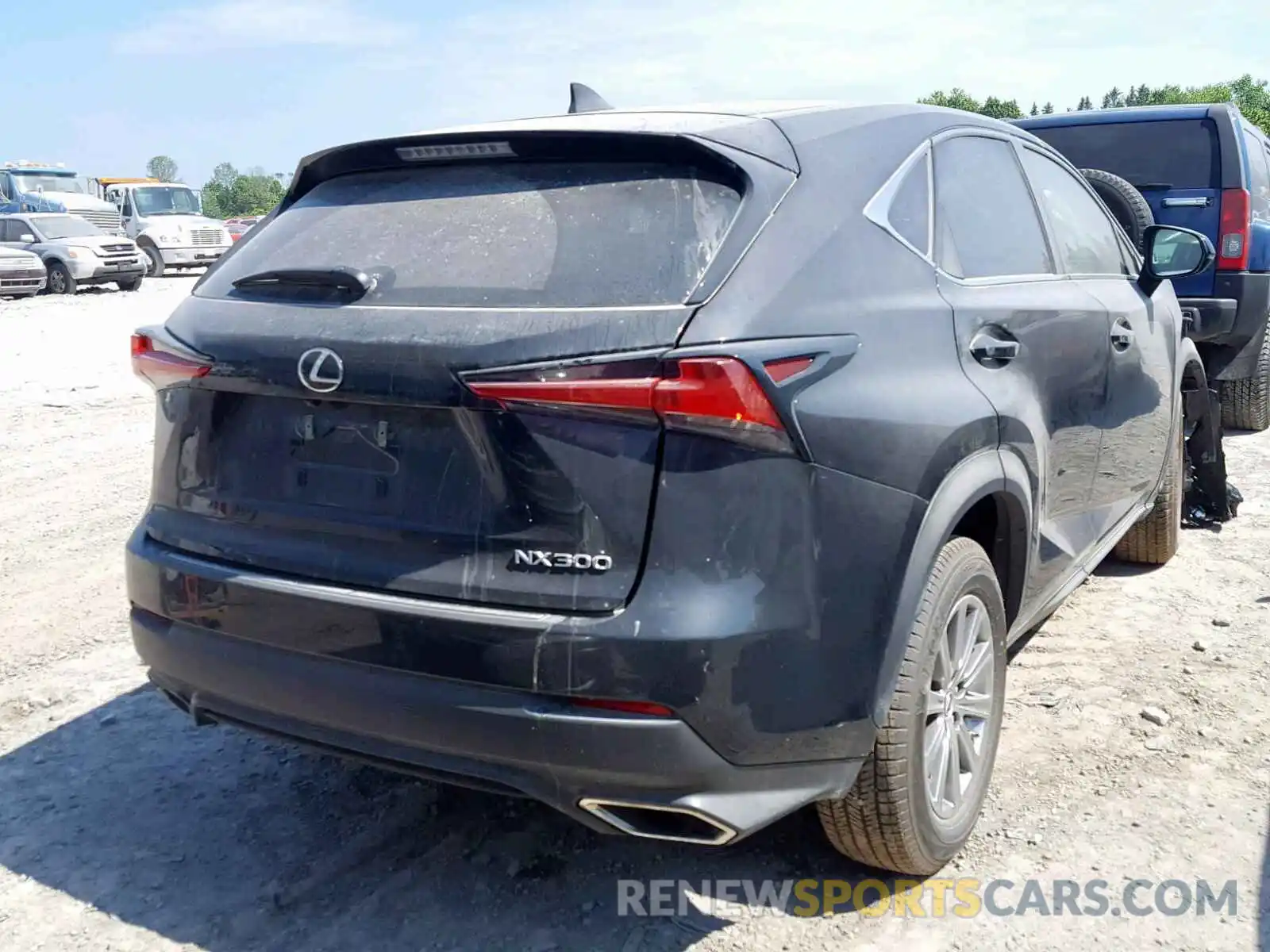 4 Photograph of a damaged car JTJBARBZ1K2208561 LEXUS NX 300 2019