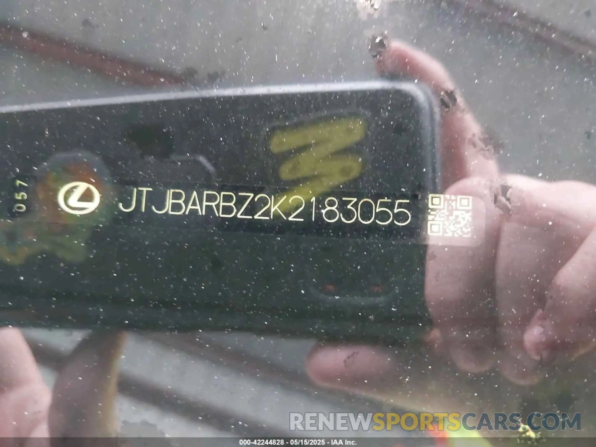 9 Photograph of a damaged car JTJBARBZ2K2183055 LEXUS NX 300 2019