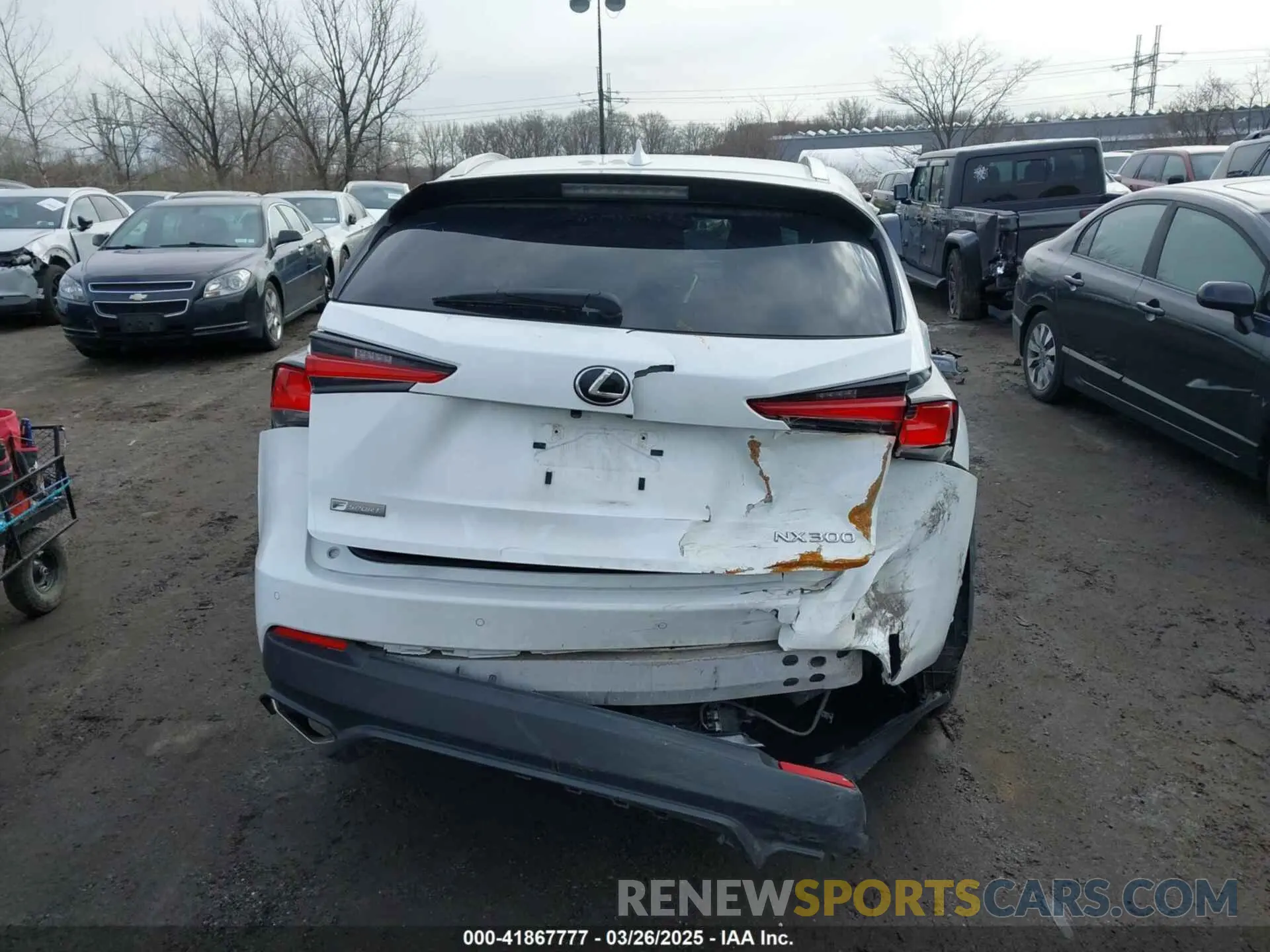16 Photograph of a damaged car JTJBARBZ2K2186862 LEXUS NX 300 2019