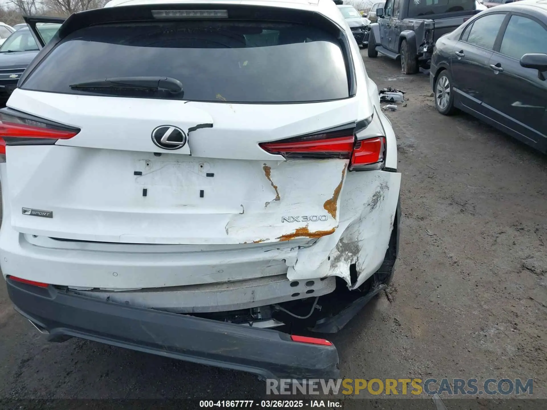 19 Photograph of a damaged car JTJBARBZ2K2186862 LEXUS NX 300 2019