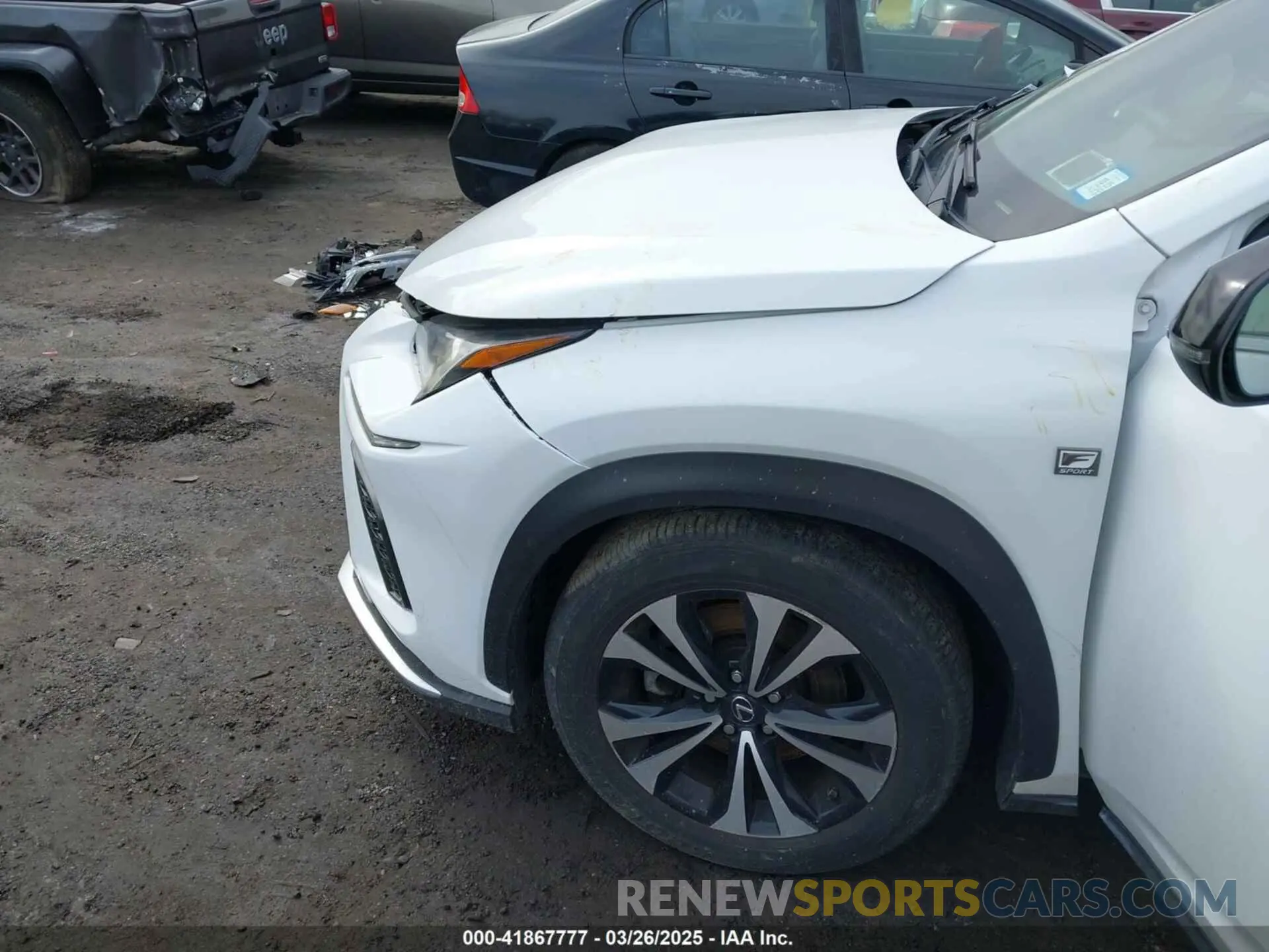 21 Photograph of a damaged car JTJBARBZ2K2186862 LEXUS NX 300 2019
