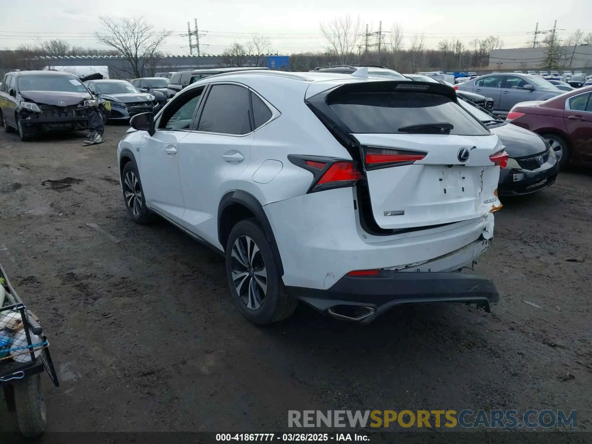 3 Photograph of a damaged car JTJBARBZ2K2186862 LEXUS NX 300 2019