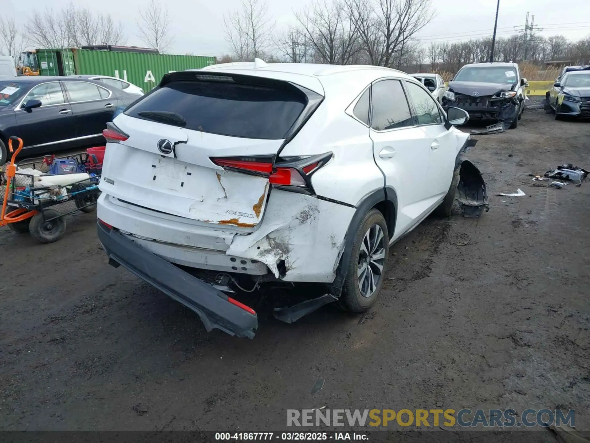 4 Photograph of a damaged car JTJBARBZ2K2186862 LEXUS NX 300 2019