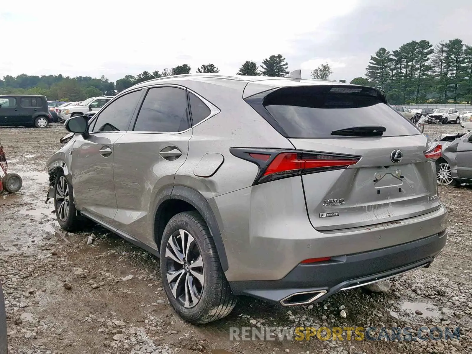 3 Photograph of a damaged car JTJBARBZ2K2191107 LEXUS NX 300 2019