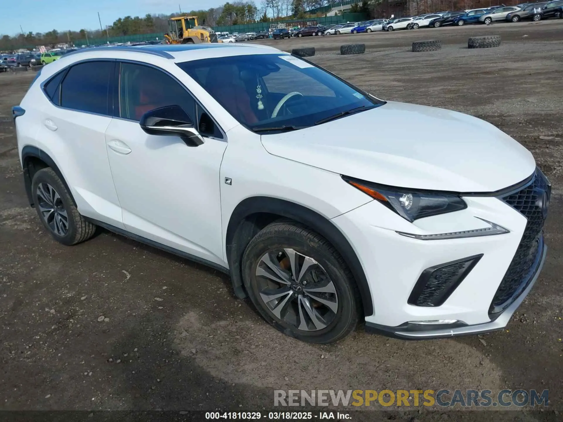 1 Photograph of a damaged car JTJBARBZ3K2193240 LEXUS NX 300 2019