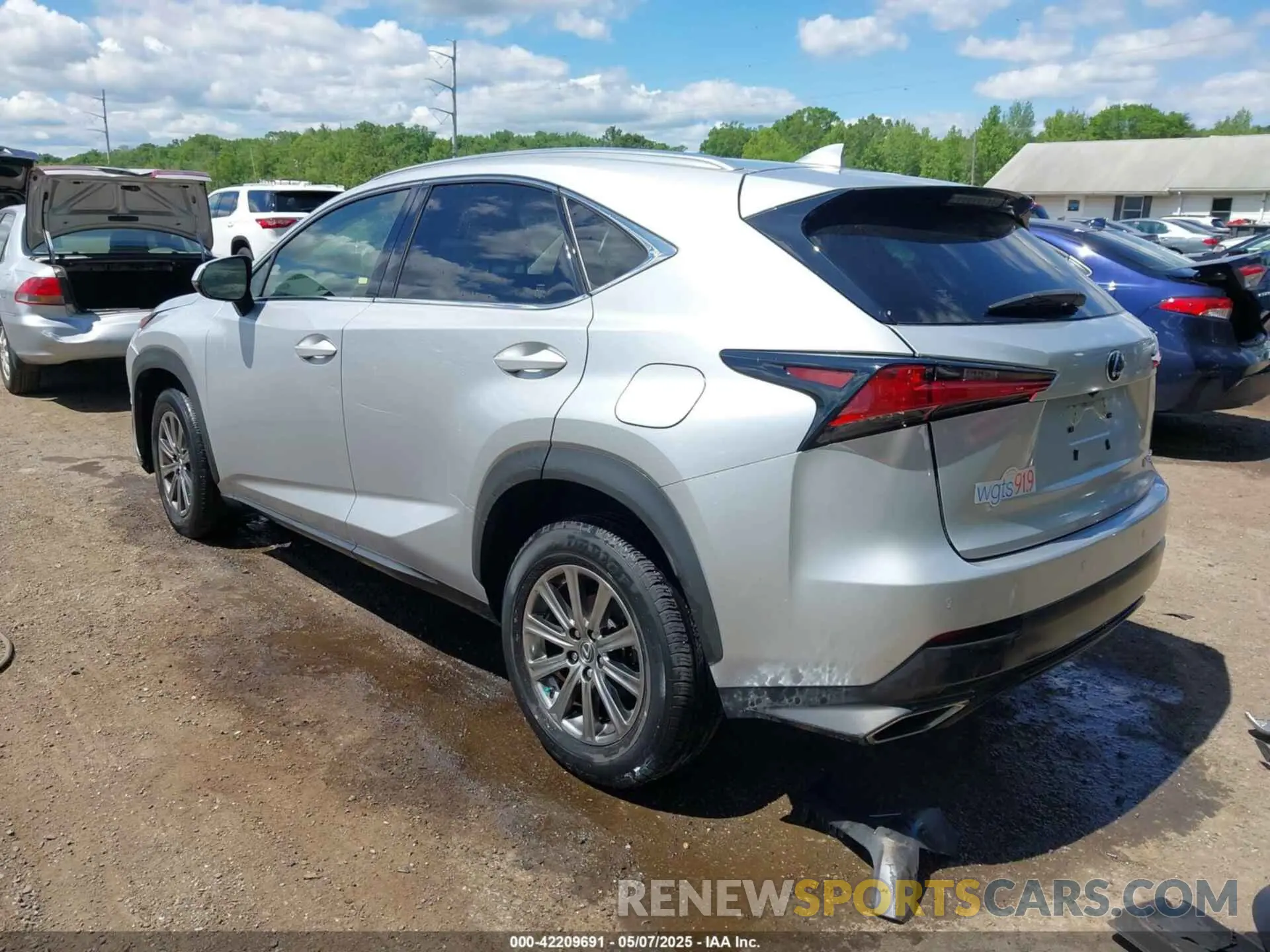 3 Photograph of a damaged car JTJBARBZ4K2192100 LEXUS NX 300 2019