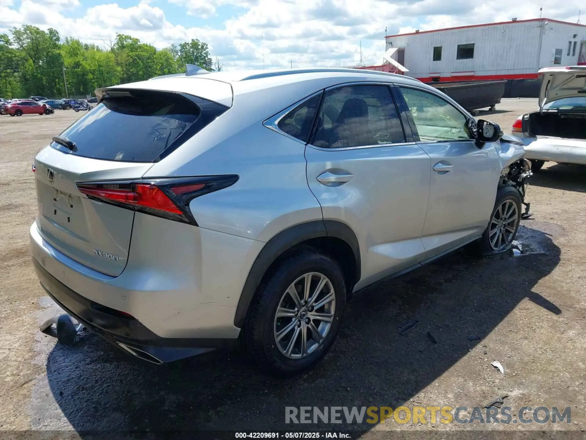 4 Photograph of a damaged car JTJBARBZ4K2192100 LEXUS NX 300 2019