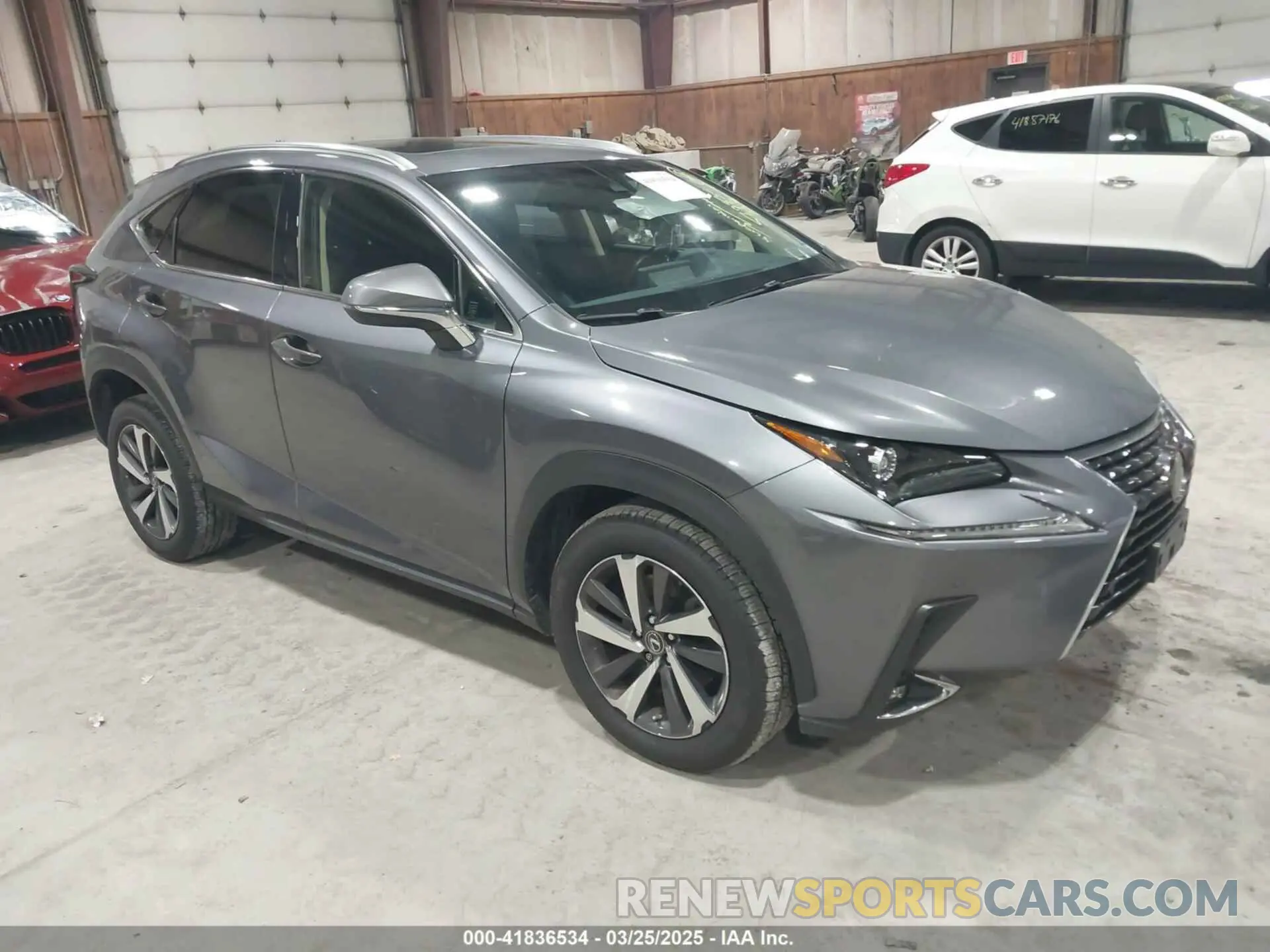 1 Photograph of a damaged car JTJBARBZ4K2202933 LEXUS NX 300 2019