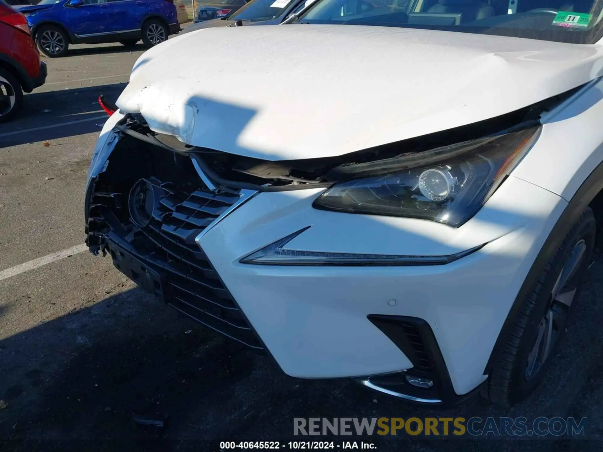 18 Photograph of a damaged car JTJBARBZ5K2194227 LEXUS NX 300 2019