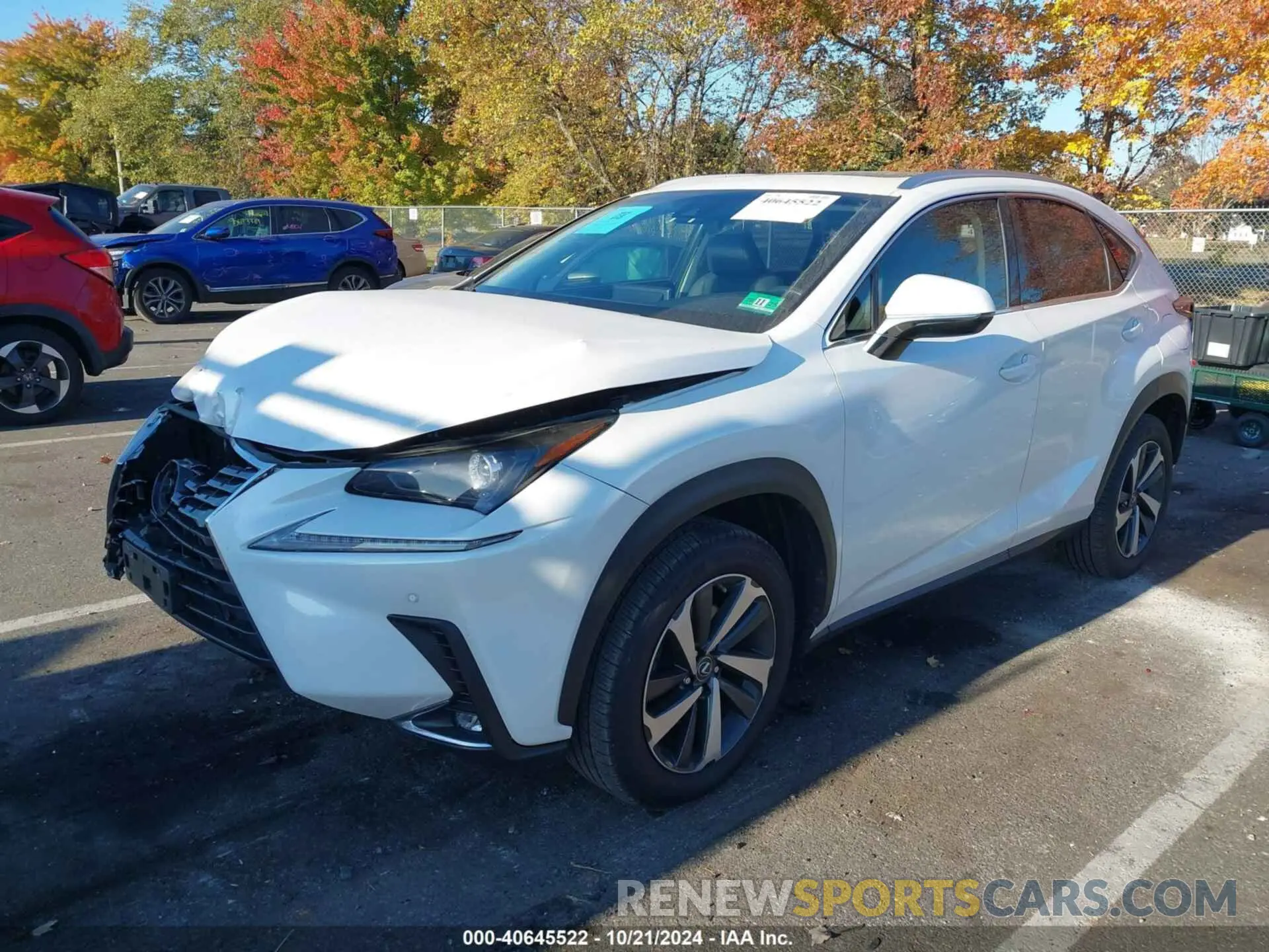 2 Photograph of a damaged car JTJBARBZ5K2194227 LEXUS NX 300 2019