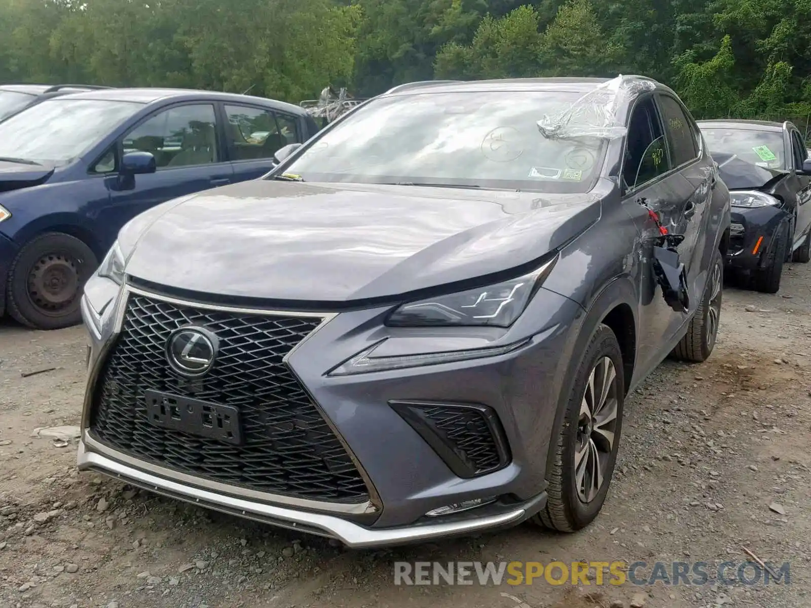 2 Photograph of a damaged car JTJBARBZ6K2182538 LEXUS NX 300 2019