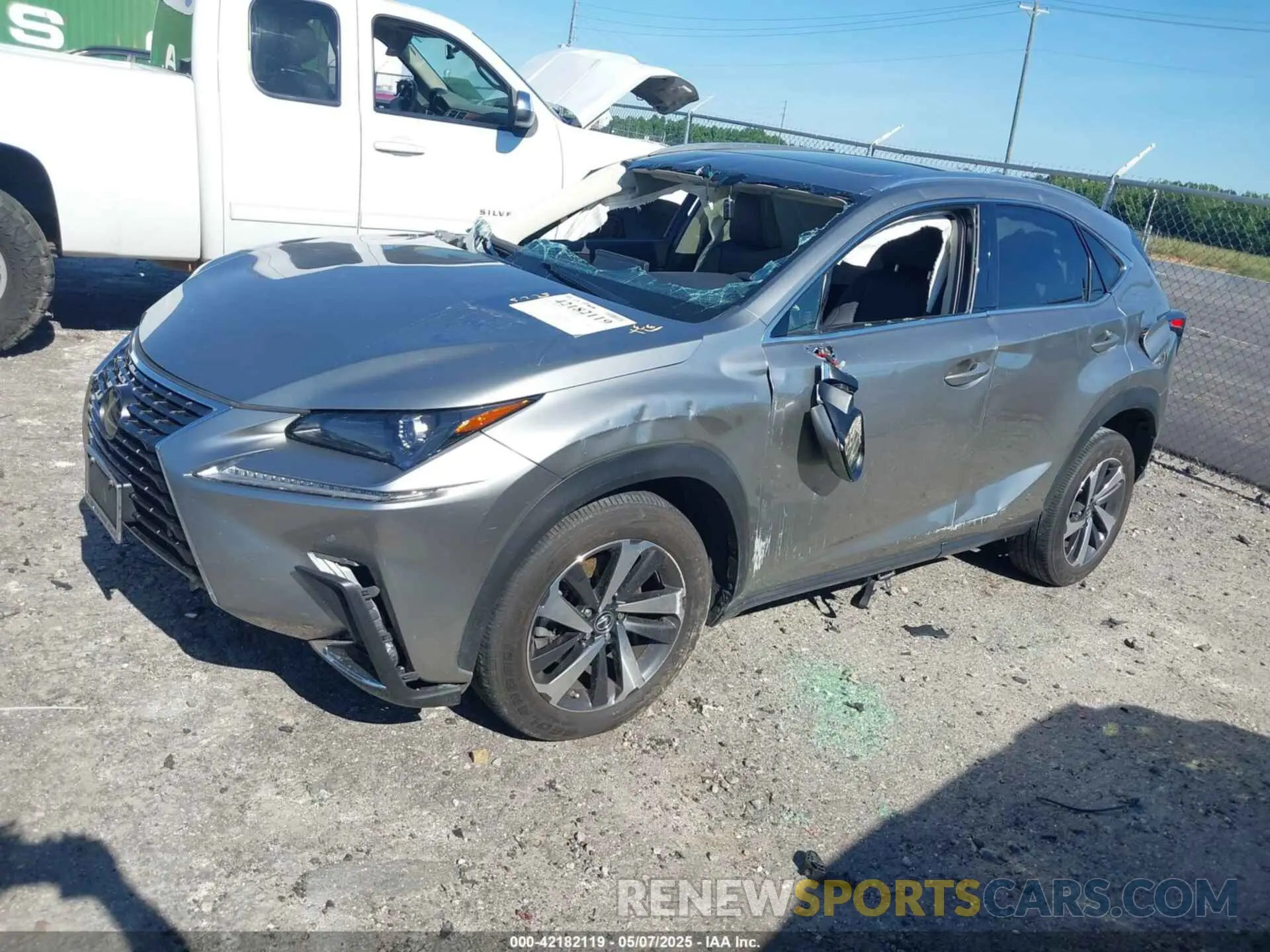 2 Photograph of a damaged car JTJBARBZ6K2192499 LEXUS NX 300 2019