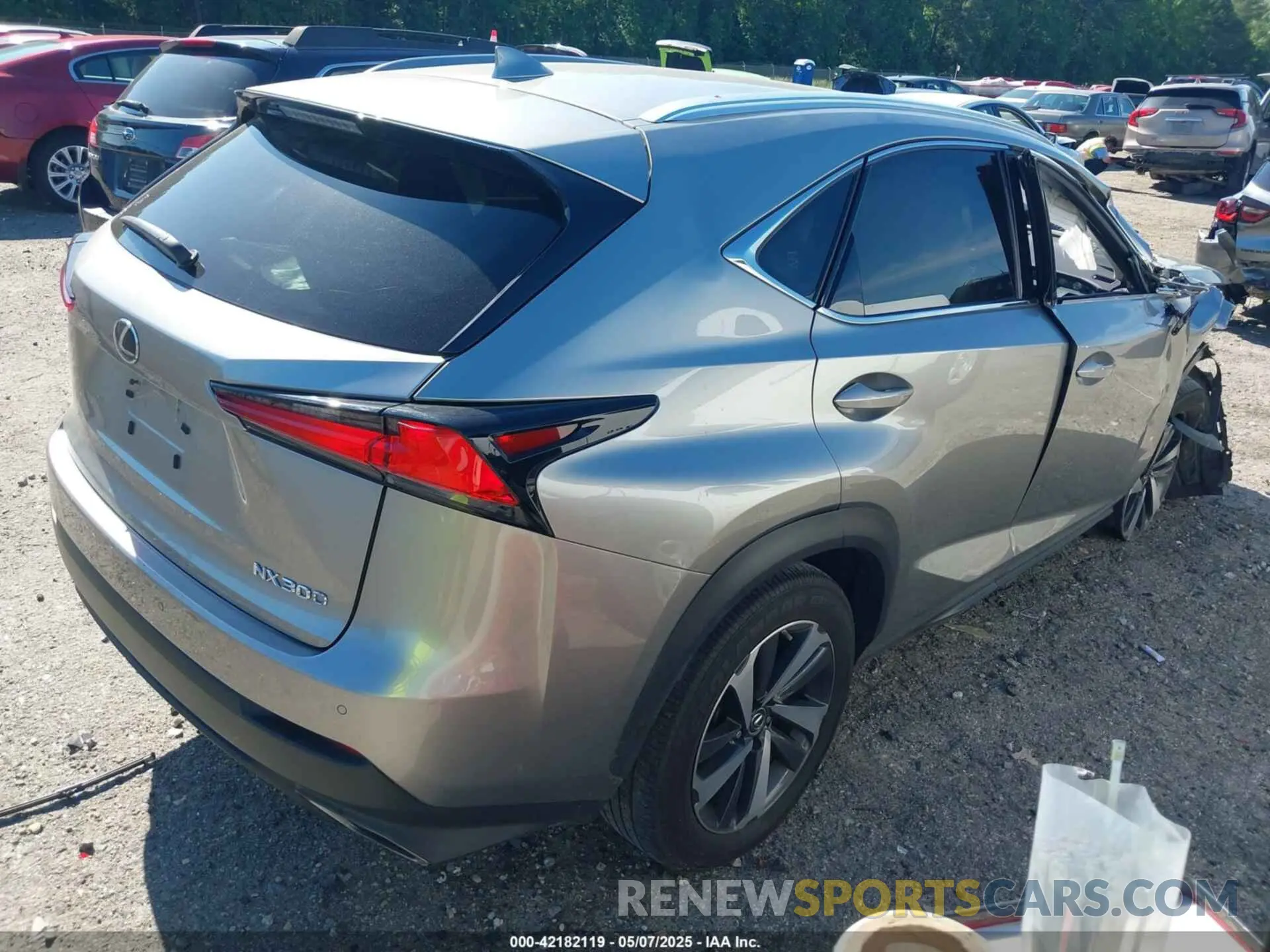 4 Photograph of a damaged car JTJBARBZ6K2192499 LEXUS NX 300 2019