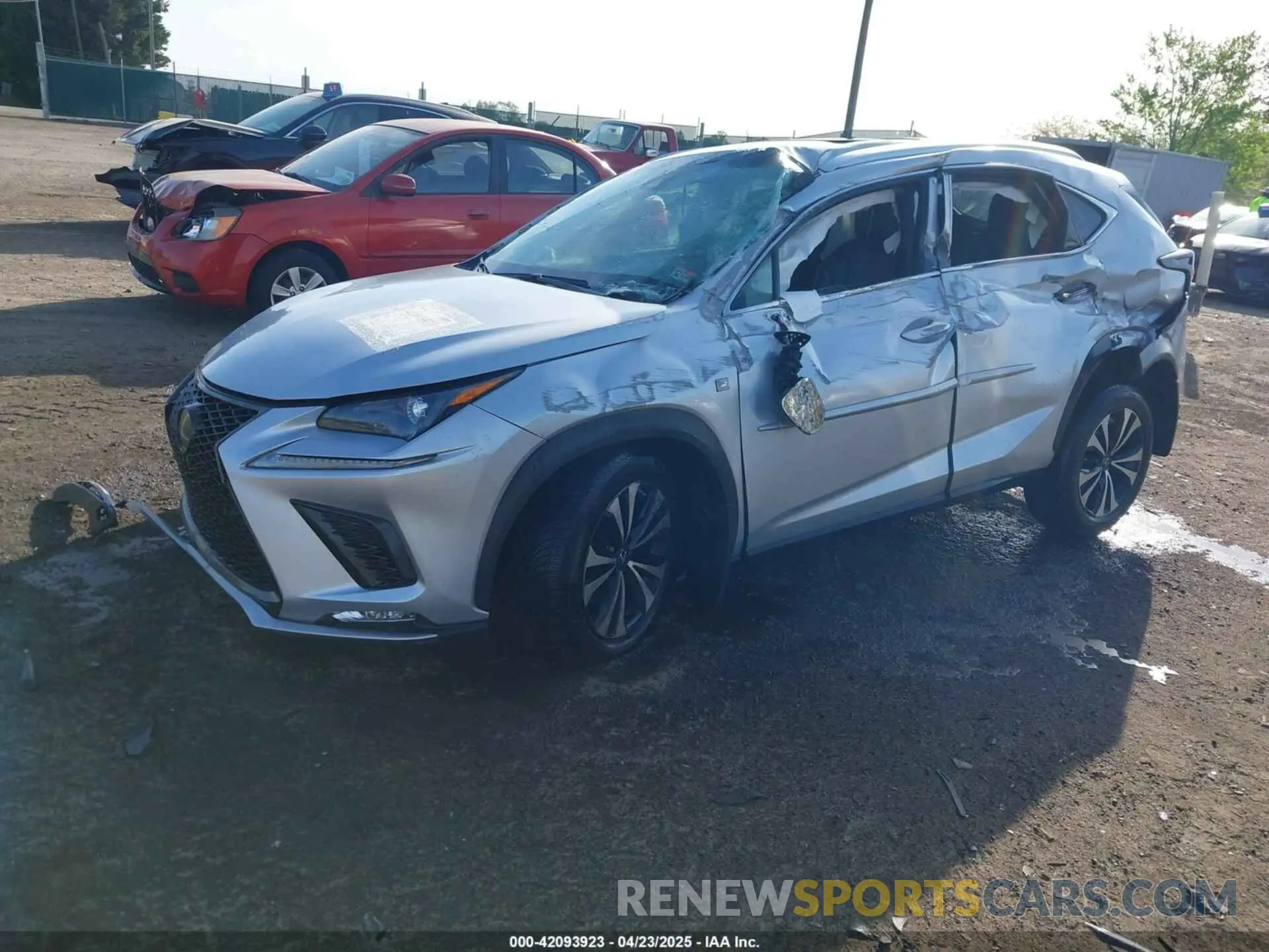 2 Photograph of a damaged car JTJBARBZ6K2196746 LEXUS NX 300 2019