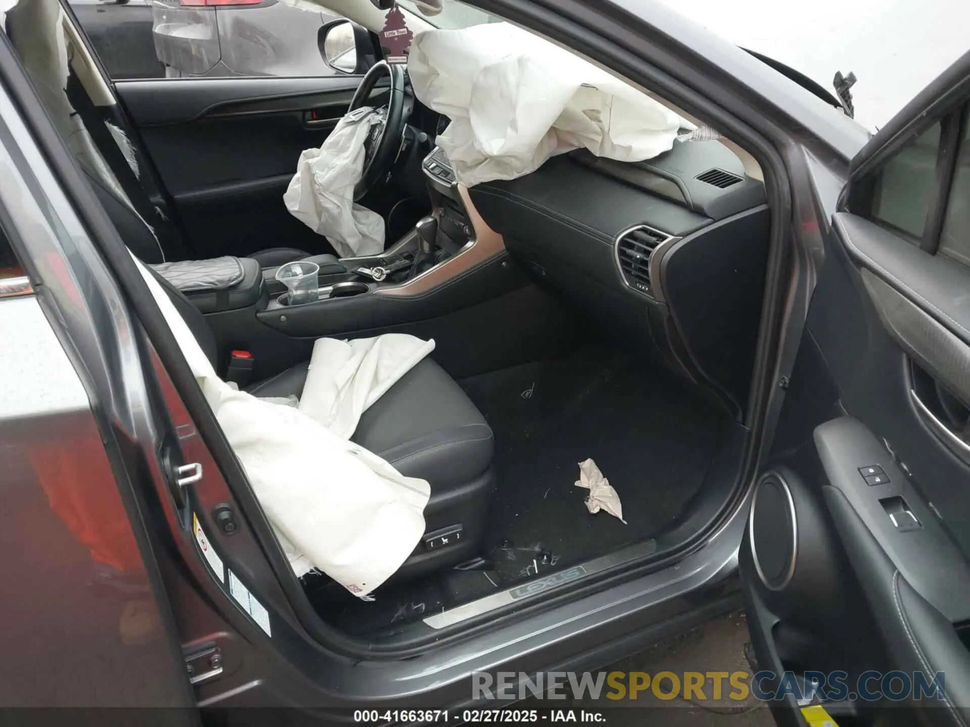 5 Photograph of a damaged car JTJBARBZ6K2217112 LEXUS NX 300 2019