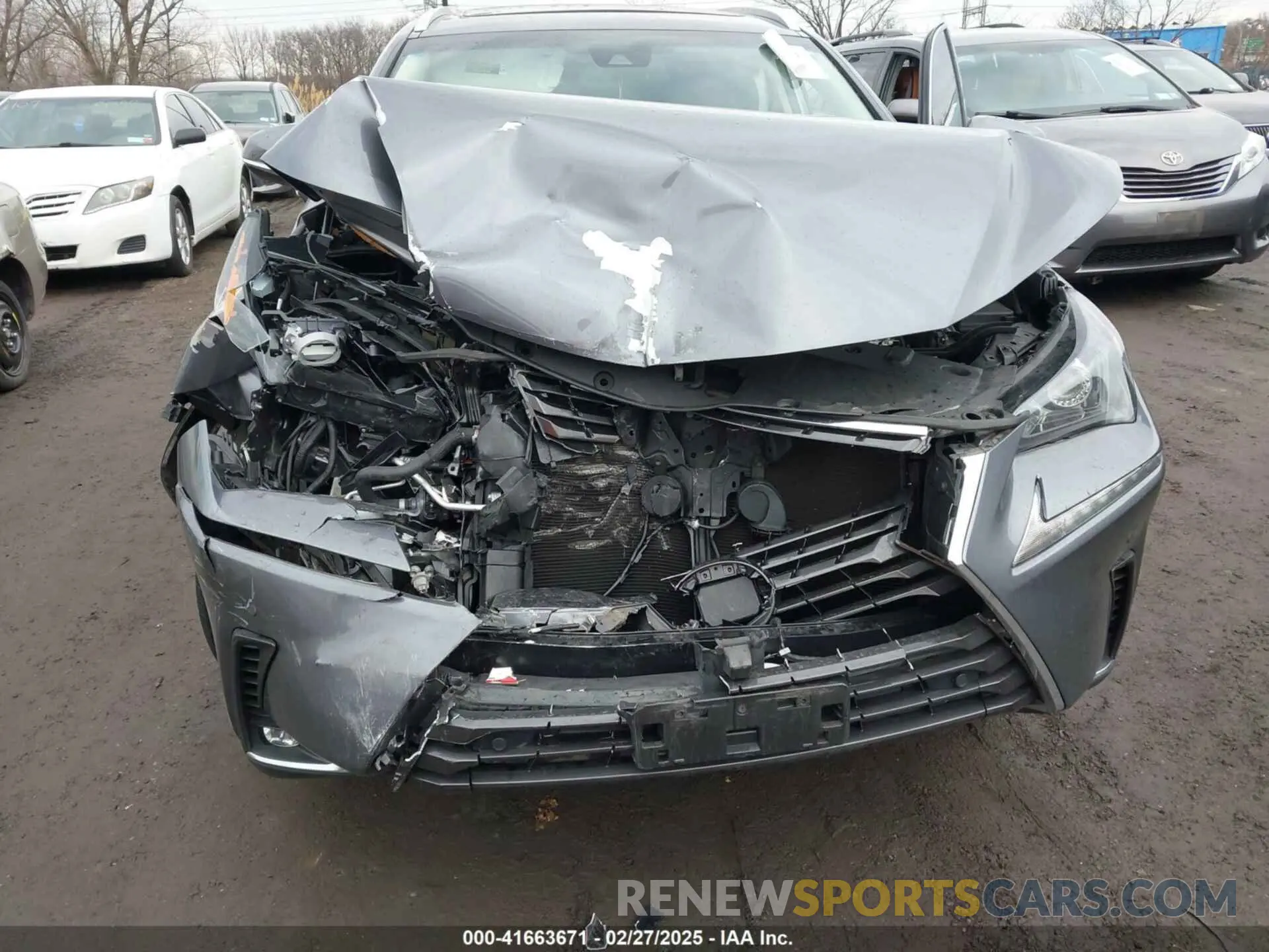 6 Photograph of a damaged car JTJBARBZ6K2217112 LEXUS NX 300 2019