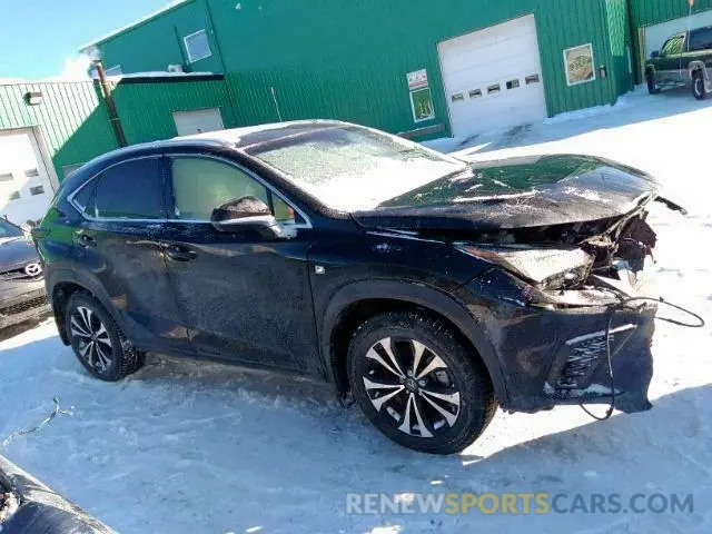 1 Photograph of a damaged car JTJBARBZ7K2184590 LEXUS NX 300 2019