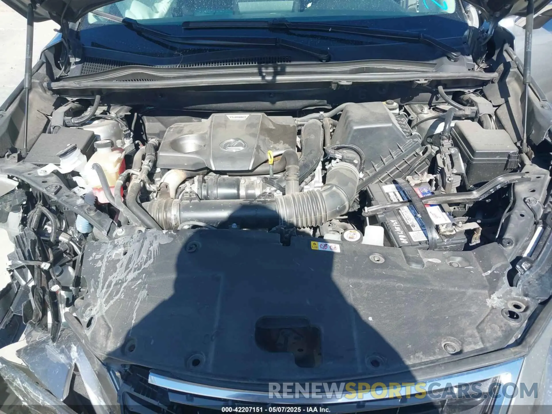 10 Photograph of a damaged car JTJBARBZ7K2205535 LEXUS NX 300 2019