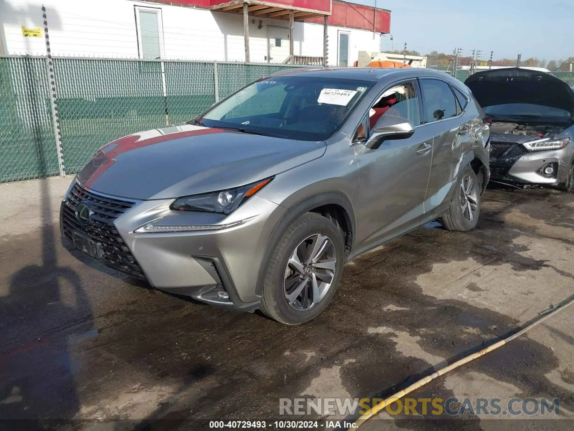 2 Photograph of a damaged car JTJBARBZ8K2192553 LEXUS NX 300 2019