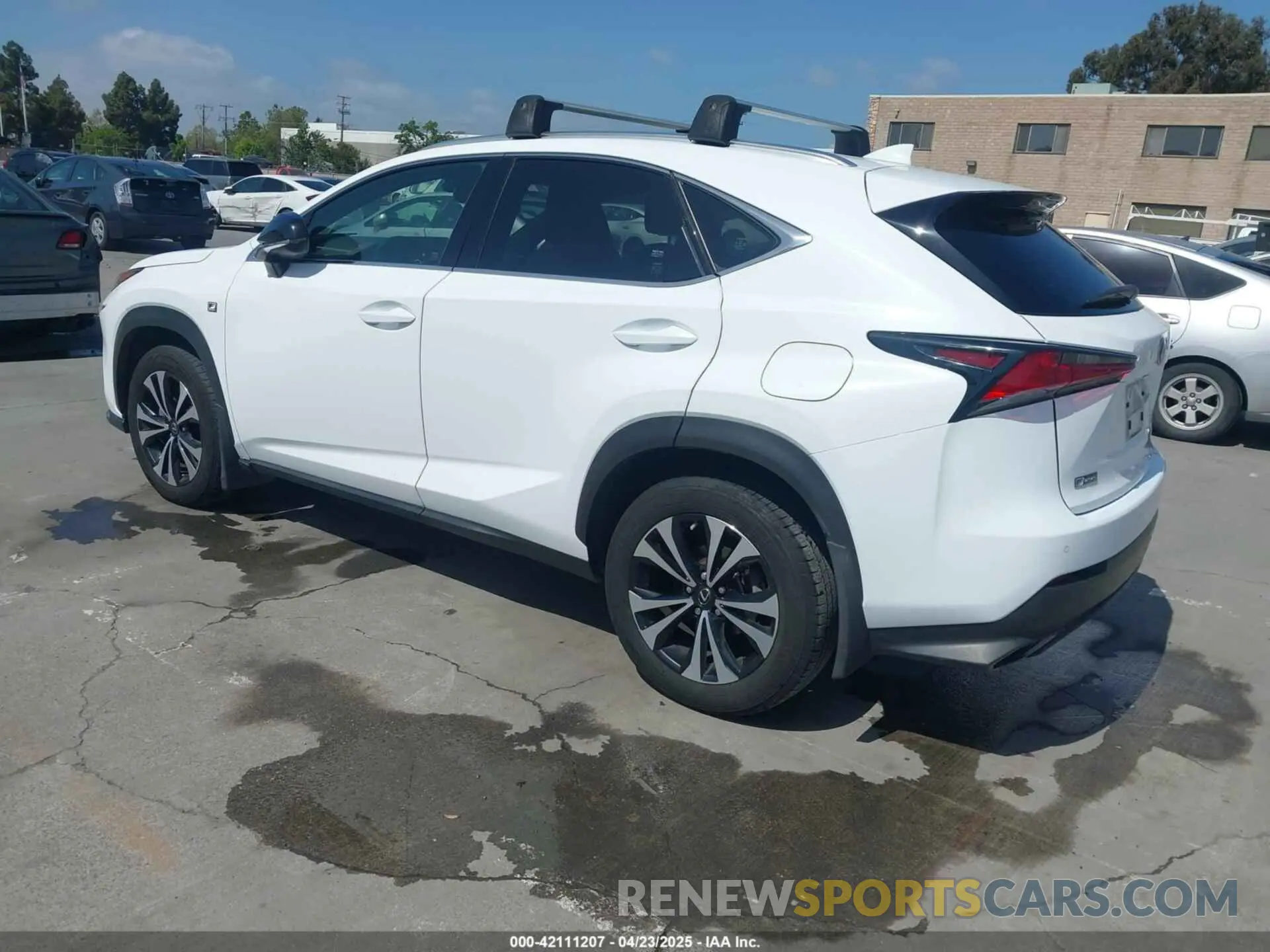 3 Photograph of a damaged car JTJBARBZ8K2192651 LEXUS NX 300 2019