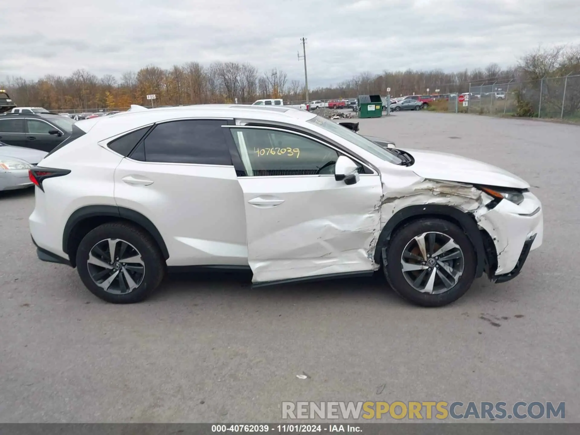 13 Photograph of a damaged car JTJBARBZ8K2204152 LEXUS NX 300 2019