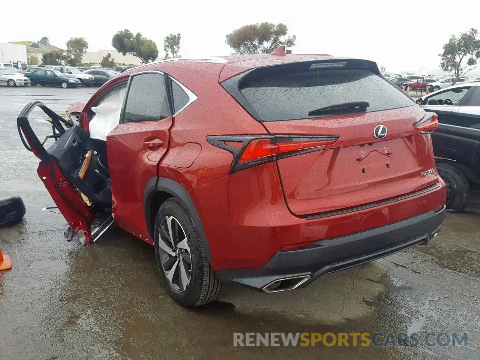 3 Photograph of a damaged car JTJBARBZ8K2209884 LEXUS NX 300 2019