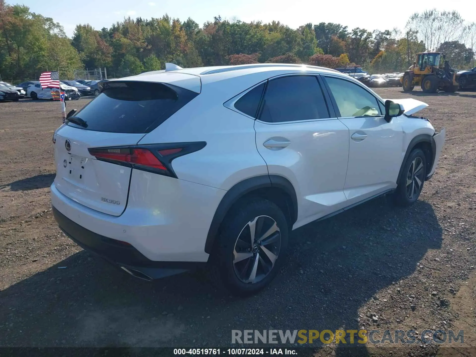 4 Photograph of a damaged car JTJBARBZ8K2213501 LEXUS NX 300 2019