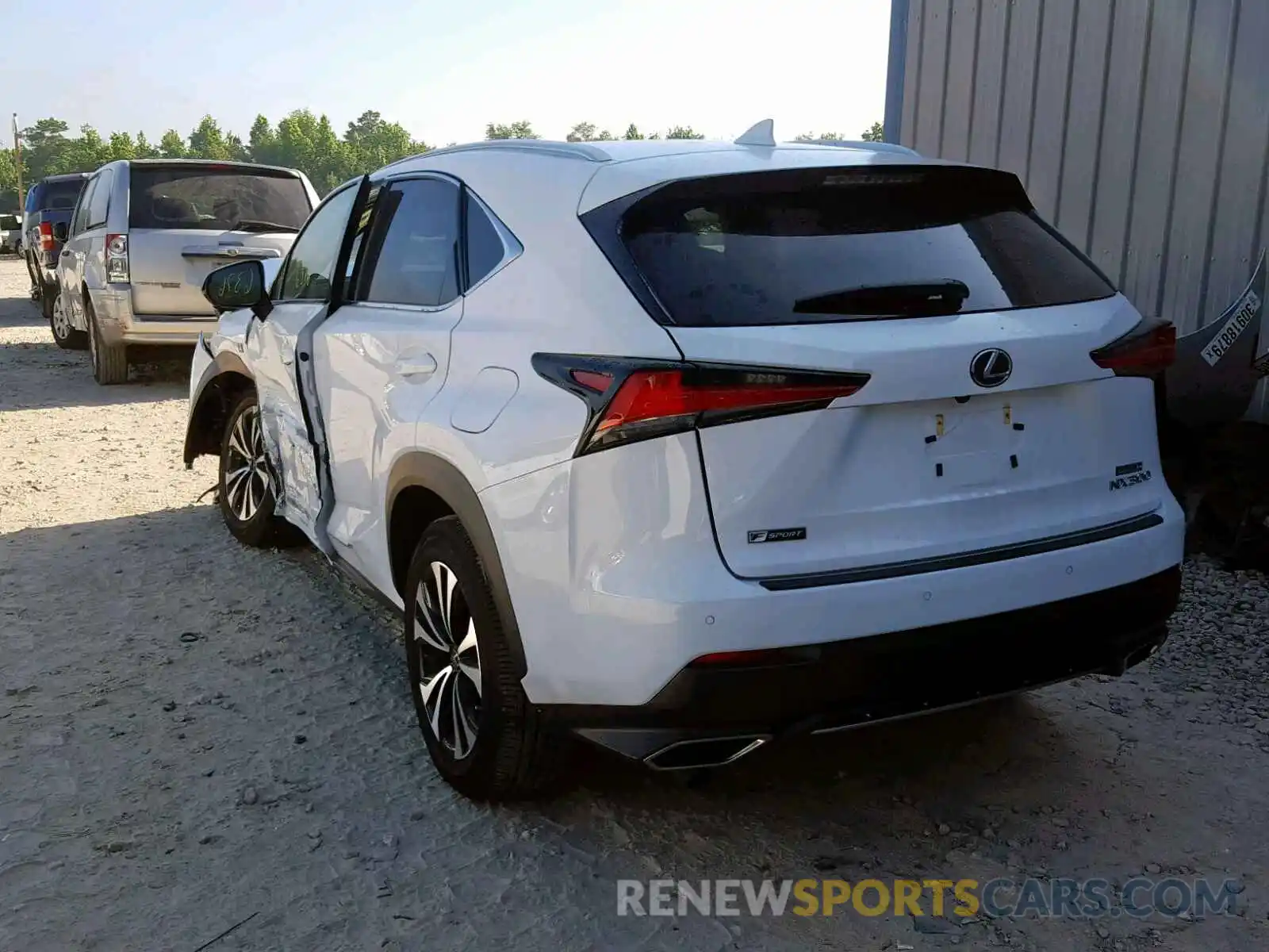 3 Photograph of a damaged car JTJBARBZ9K2183232 LEXUS NX 300 2019