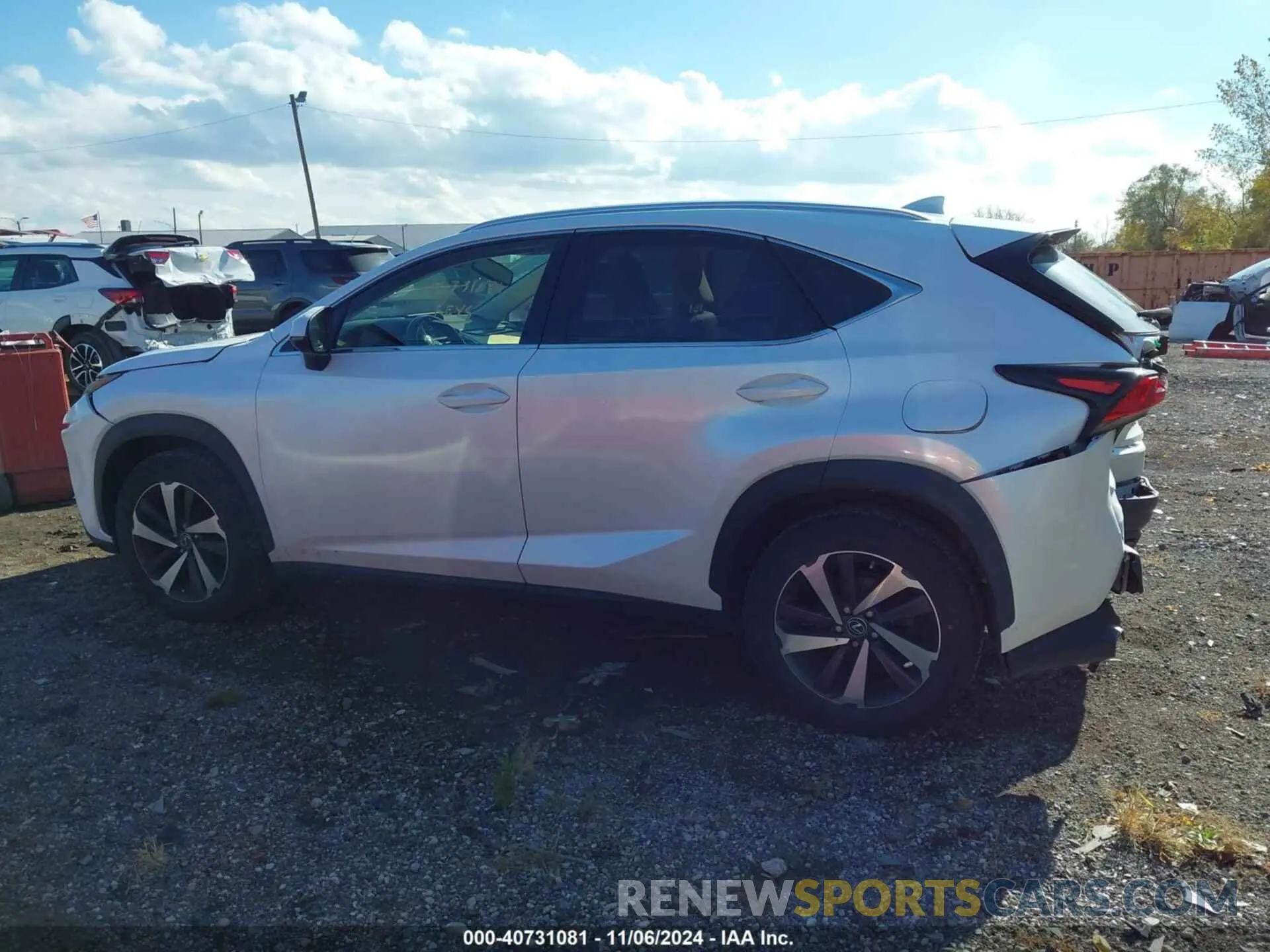 14 Photograph of a damaged car JTJBARBZ9K2193730 LEXUS NX 300 2019