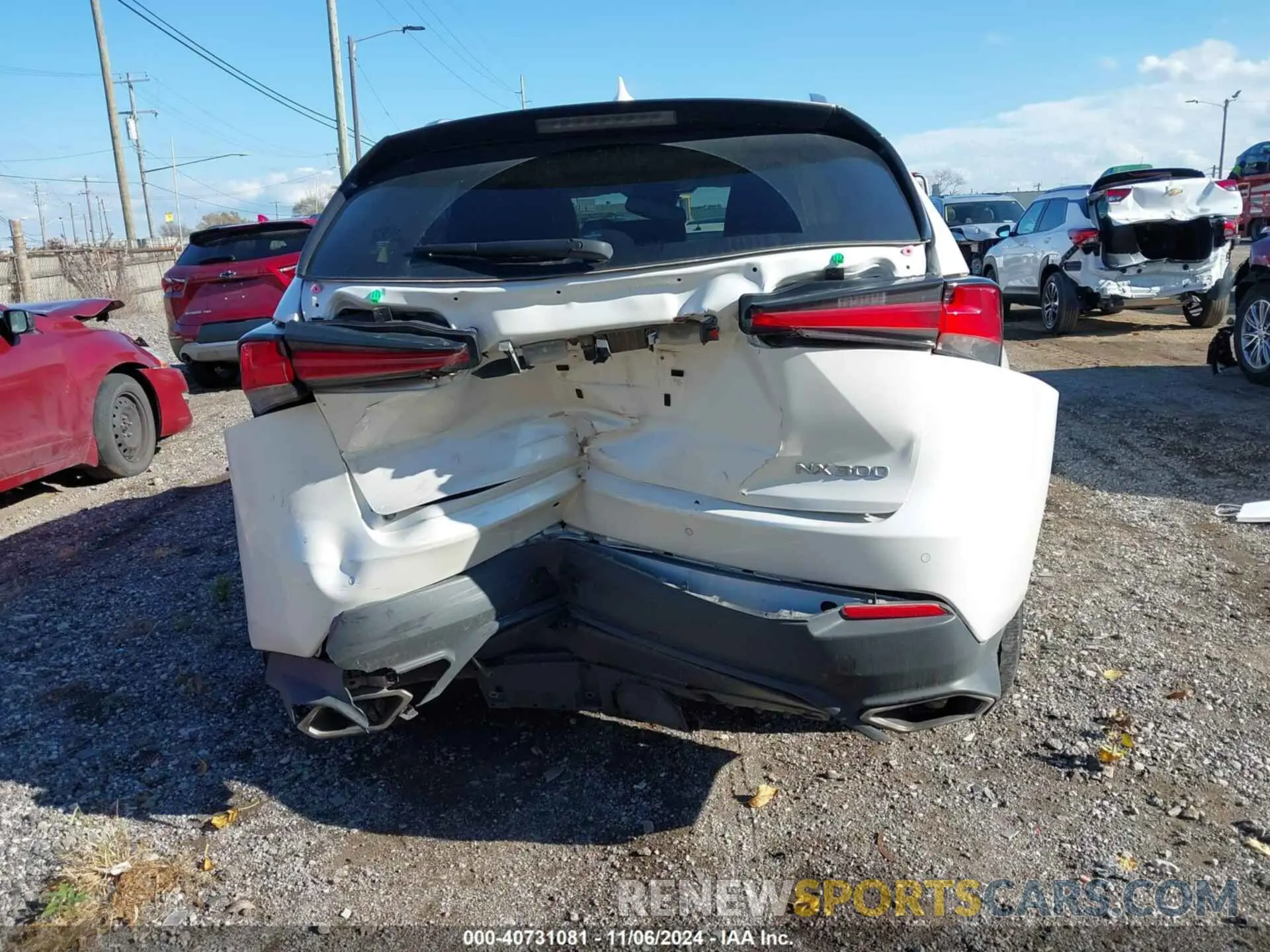 6 Photograph of a damaged car JTJBARBZ9K2193730 LEXUS NX 300 2019