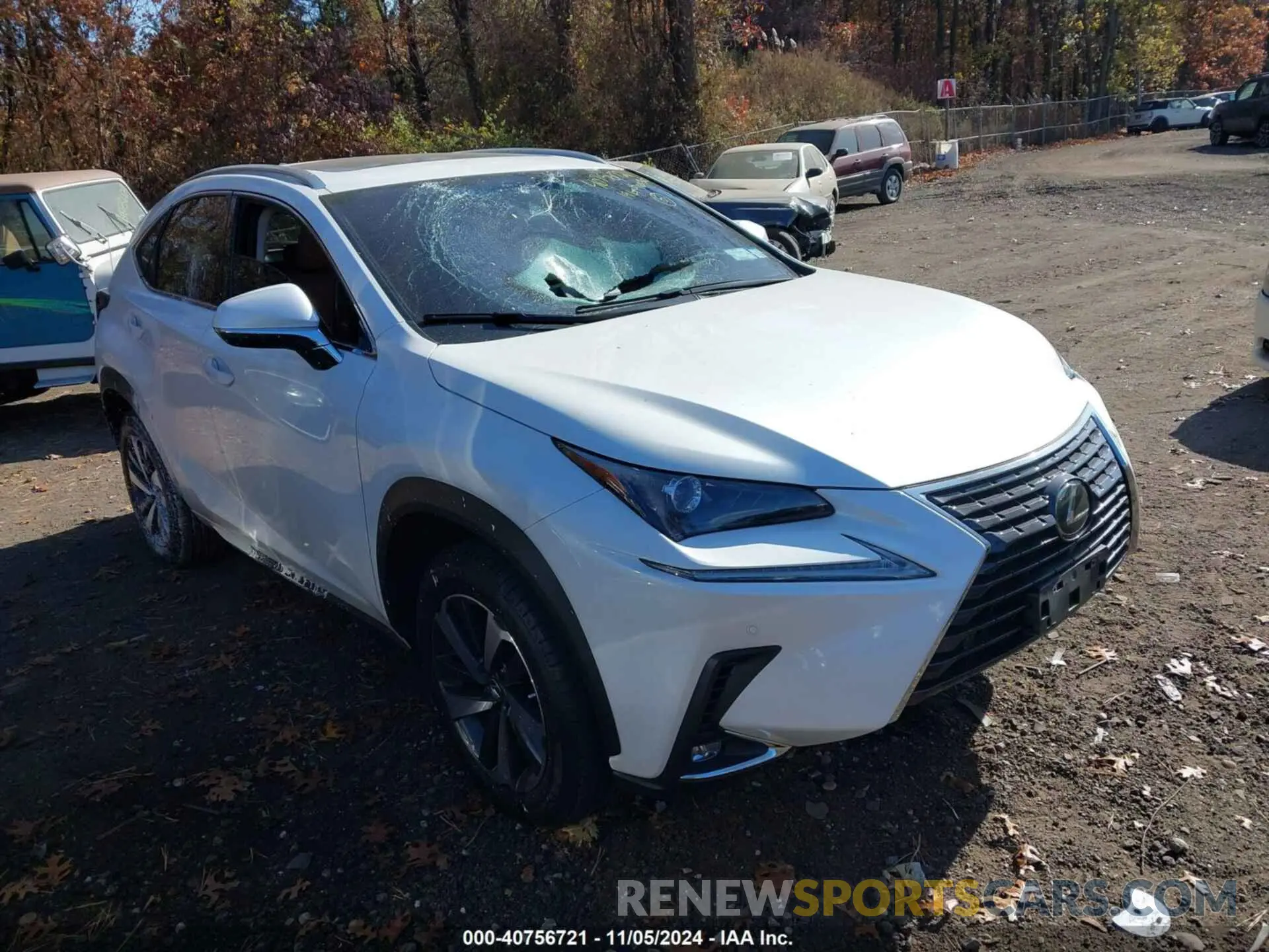 1 Photograph of a damaged car JTJBARBZ9K2199821 LEXUS NX 300 2019