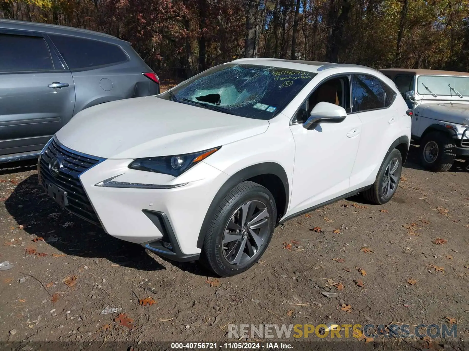 2 Photograph of a damaged car JTJBARBZ9K2199821 LEXUS NX 300 2019
