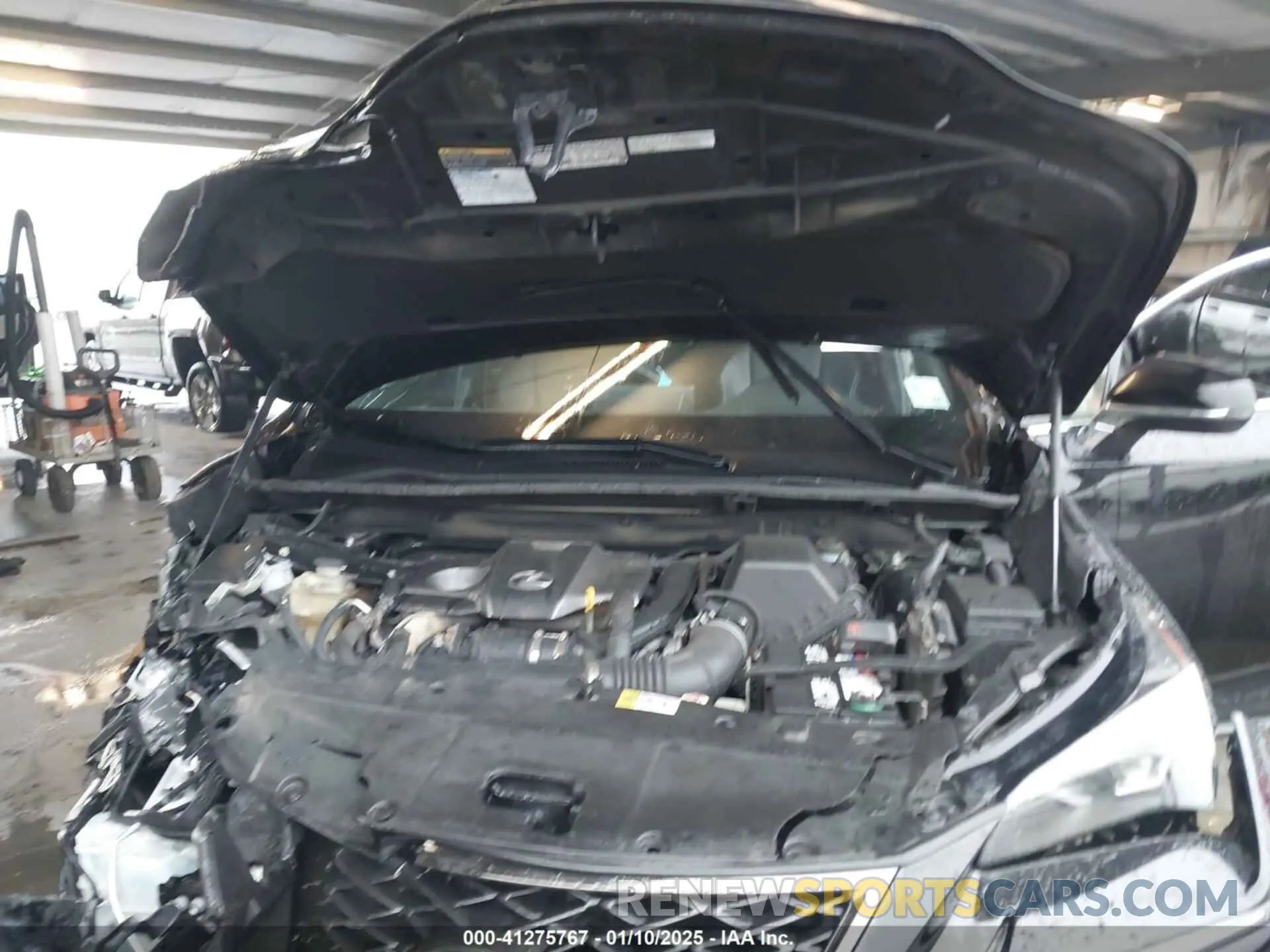 10 Photograph of a damaged car JTJBARBZXK2183689 LEXUS NX 300 2019