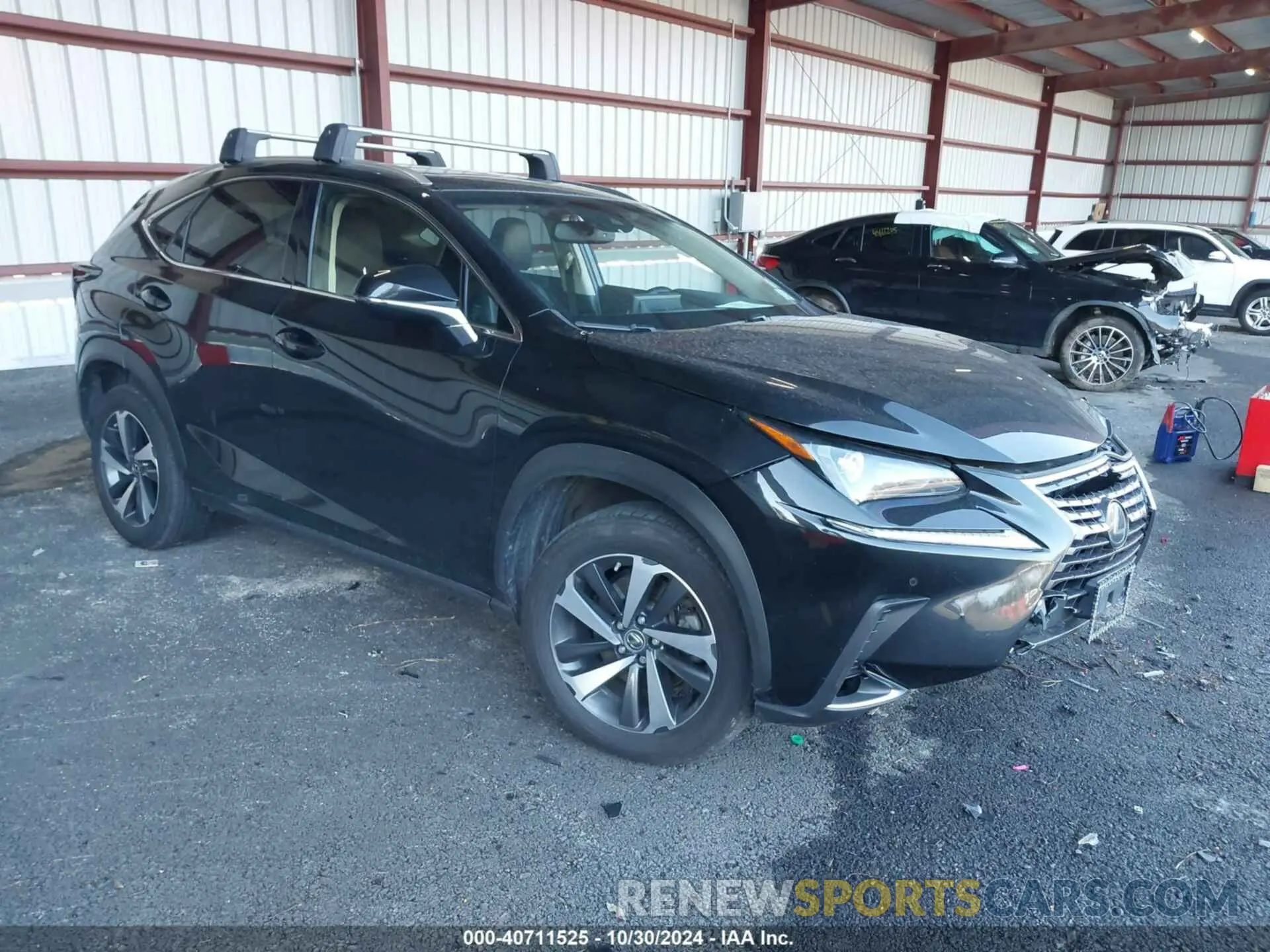 1 Photograph of a damaged car JTJBARBZXK2187063 LEXUS NX 300 2019