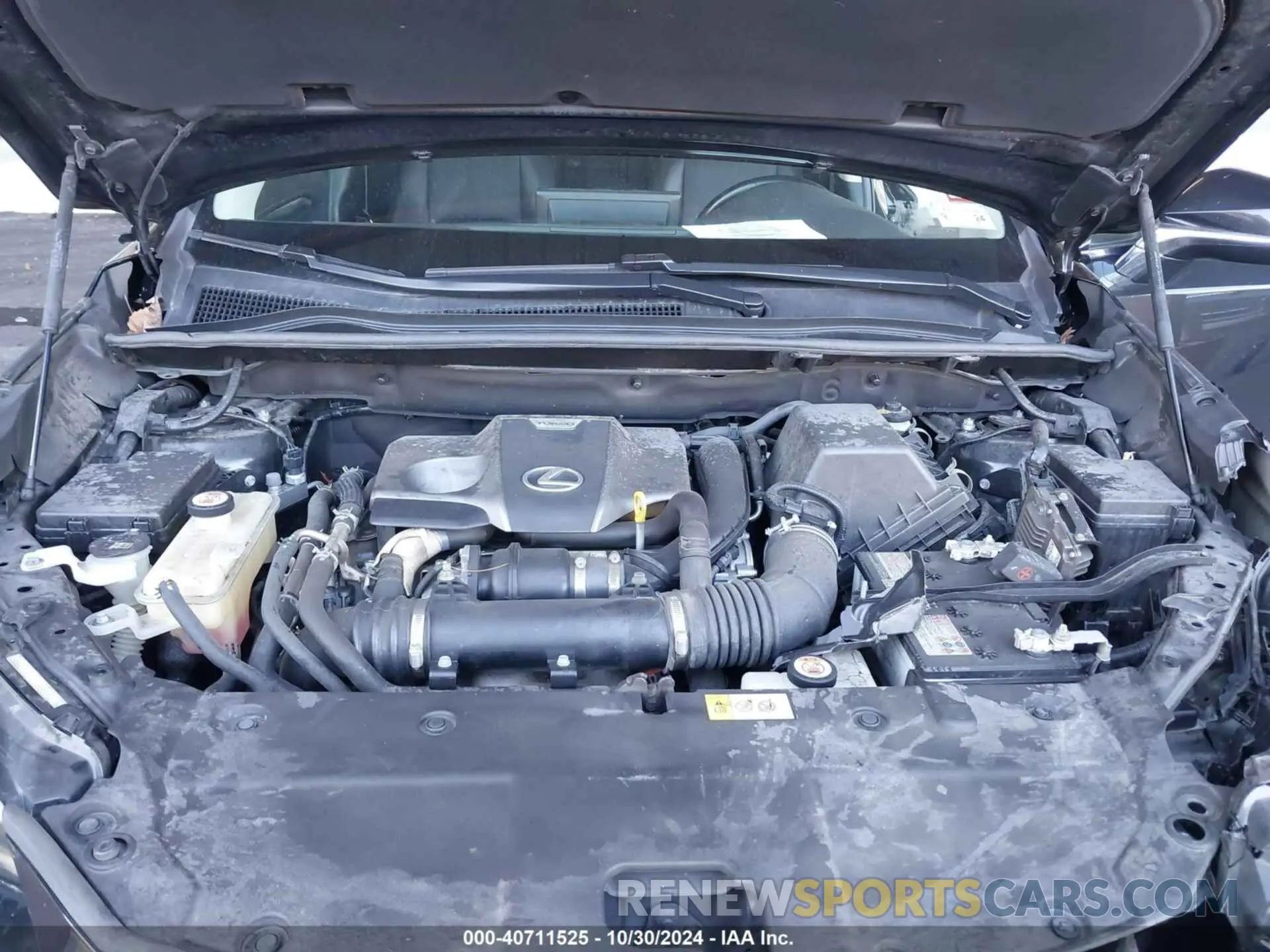 10 Photograph of a damaged car JTJBARBZXK2187063 LEXUS NX 300 2019