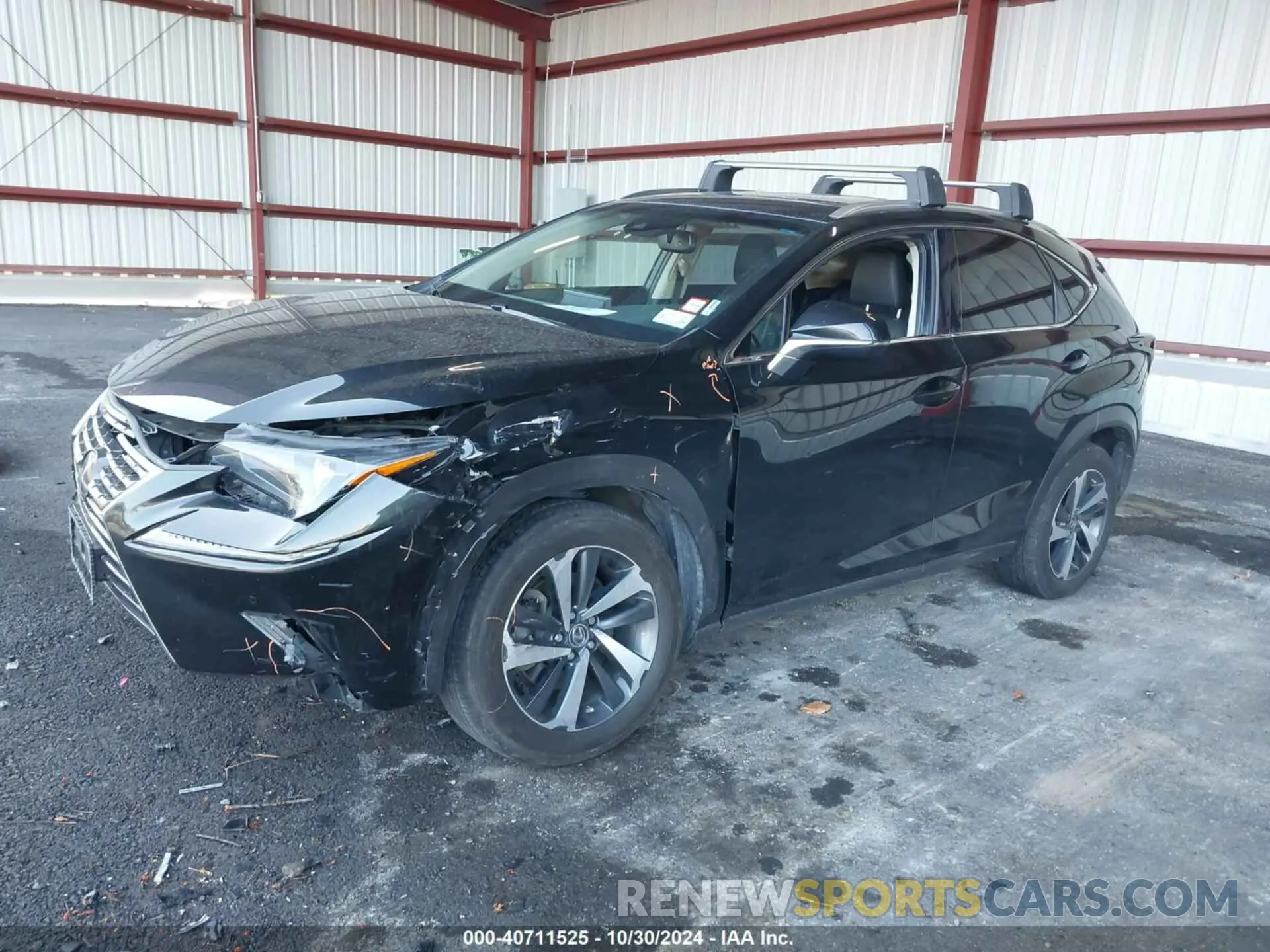 2 Photograph of a damaged car JTJBARBZXK2187063 LEXUS NX 300 2019