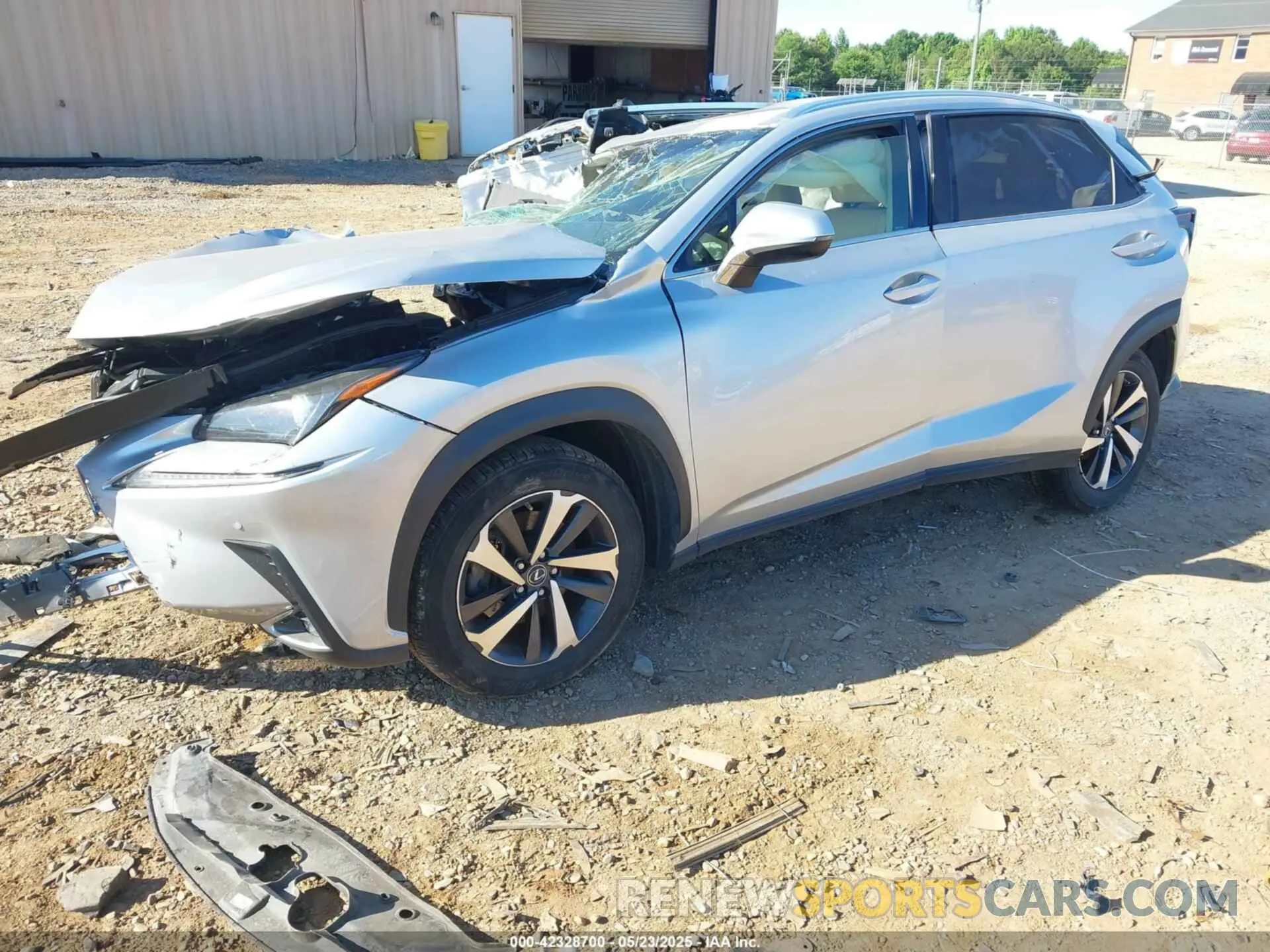 2 Photograph of a damaged car JTJBARBZXK2192733 LEXUS NX 300 2019