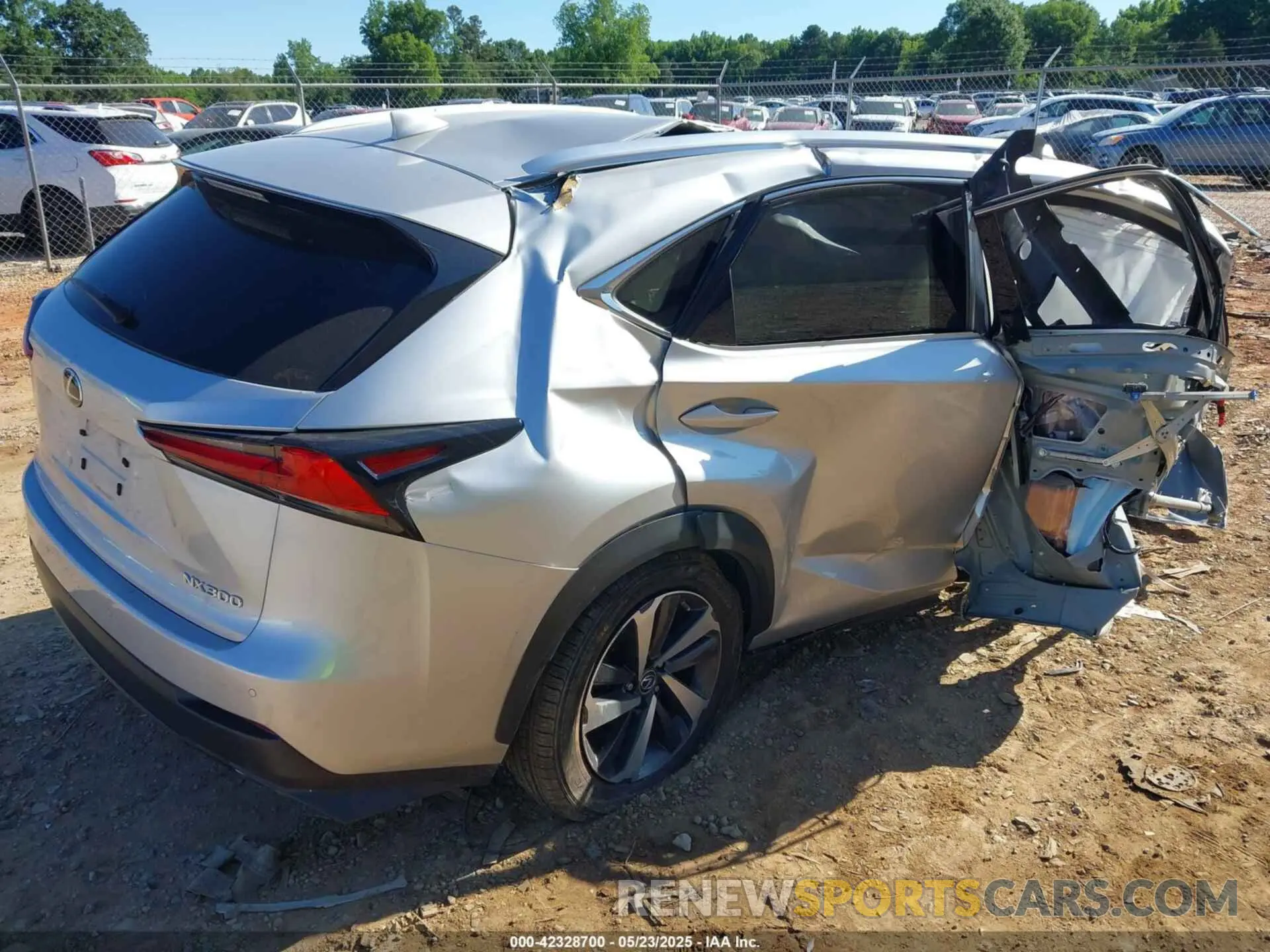 4 Photograph of a damaged car JTJBARBZXK2192733 LEXUS NX 300 2019