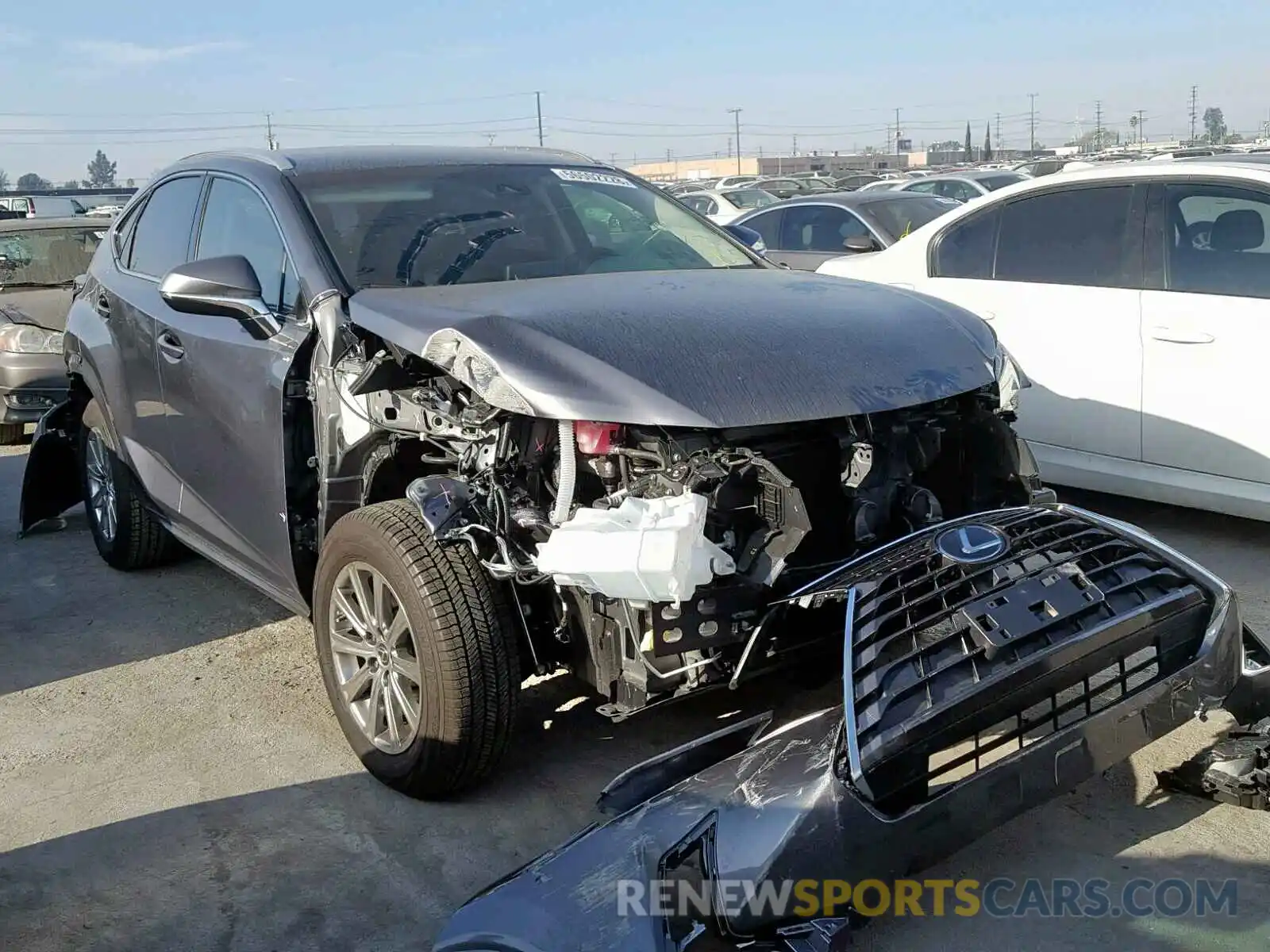 1 Photograph of a damaged car JTJYARBZ0K2126007 LEXUS NX 300 2019