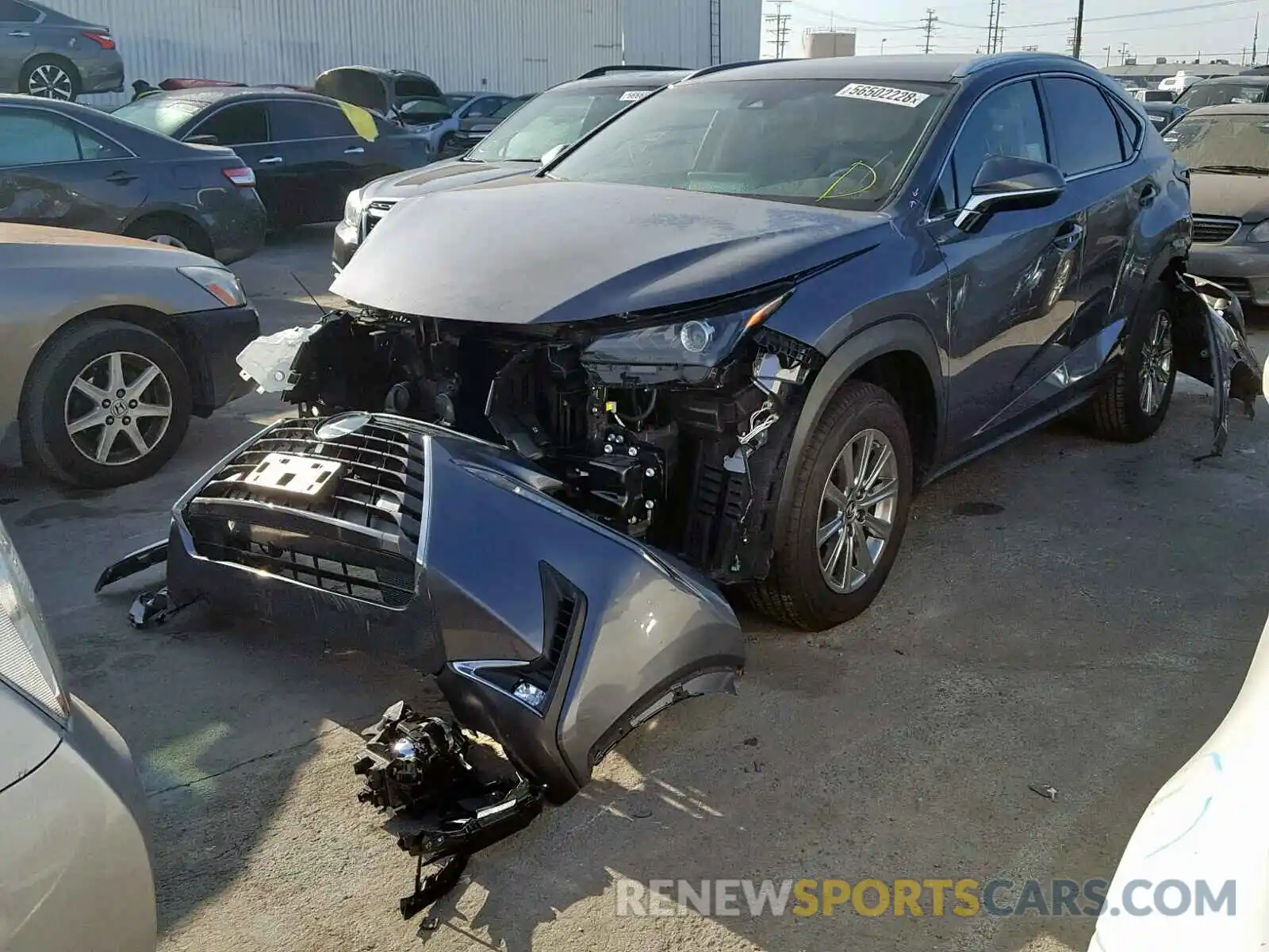 2 Photograph of a damaged car JTJYARBZ0K2126007 LEXUS NX 300 2019