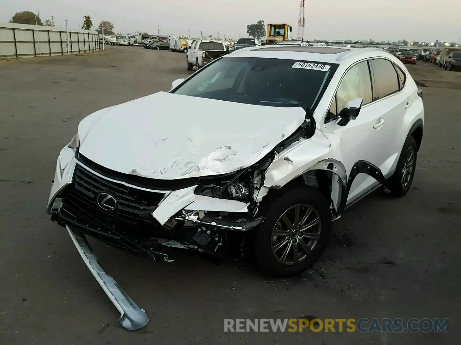 2 Photograph of a damaged car JTJYARBZ1K2120863 LEXUS NX 300 2019