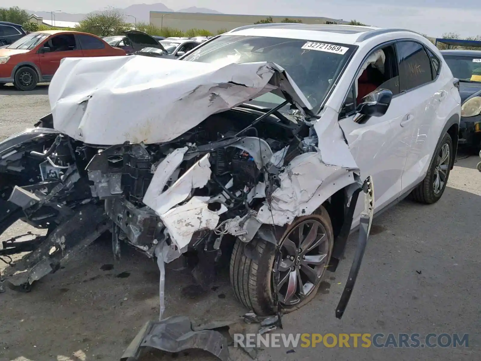 2 Photograph of a damaged car JTJYARBZ1K2138313 LEXUS NX 300 2019