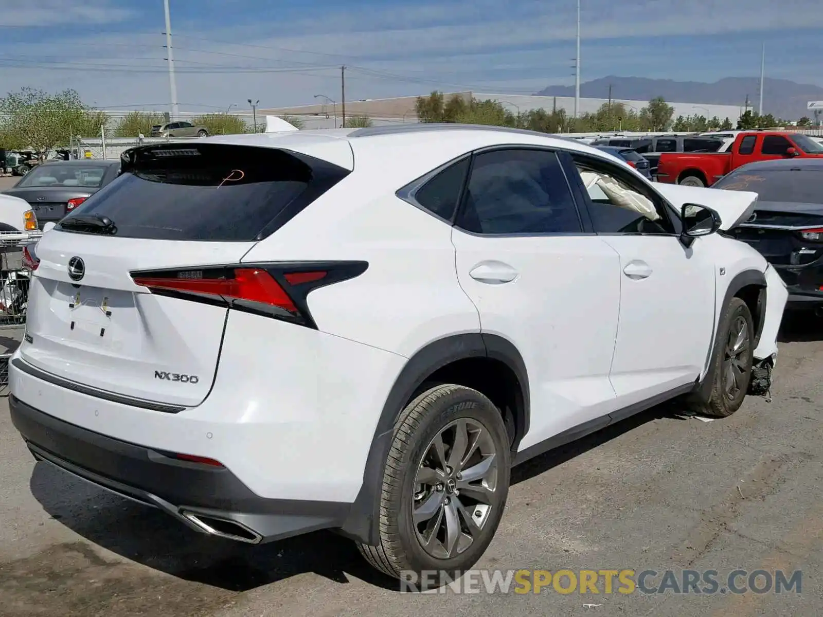 4 Photograph of a damaged car JTJYARBZ1K2138313 LEXUS NX 300 2019