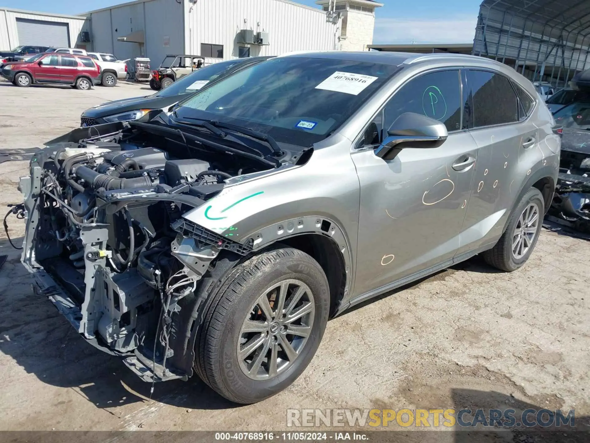 2 Photograph of a damaged car JTJYARBZ1K2142880 LEXUS NX 300 2019