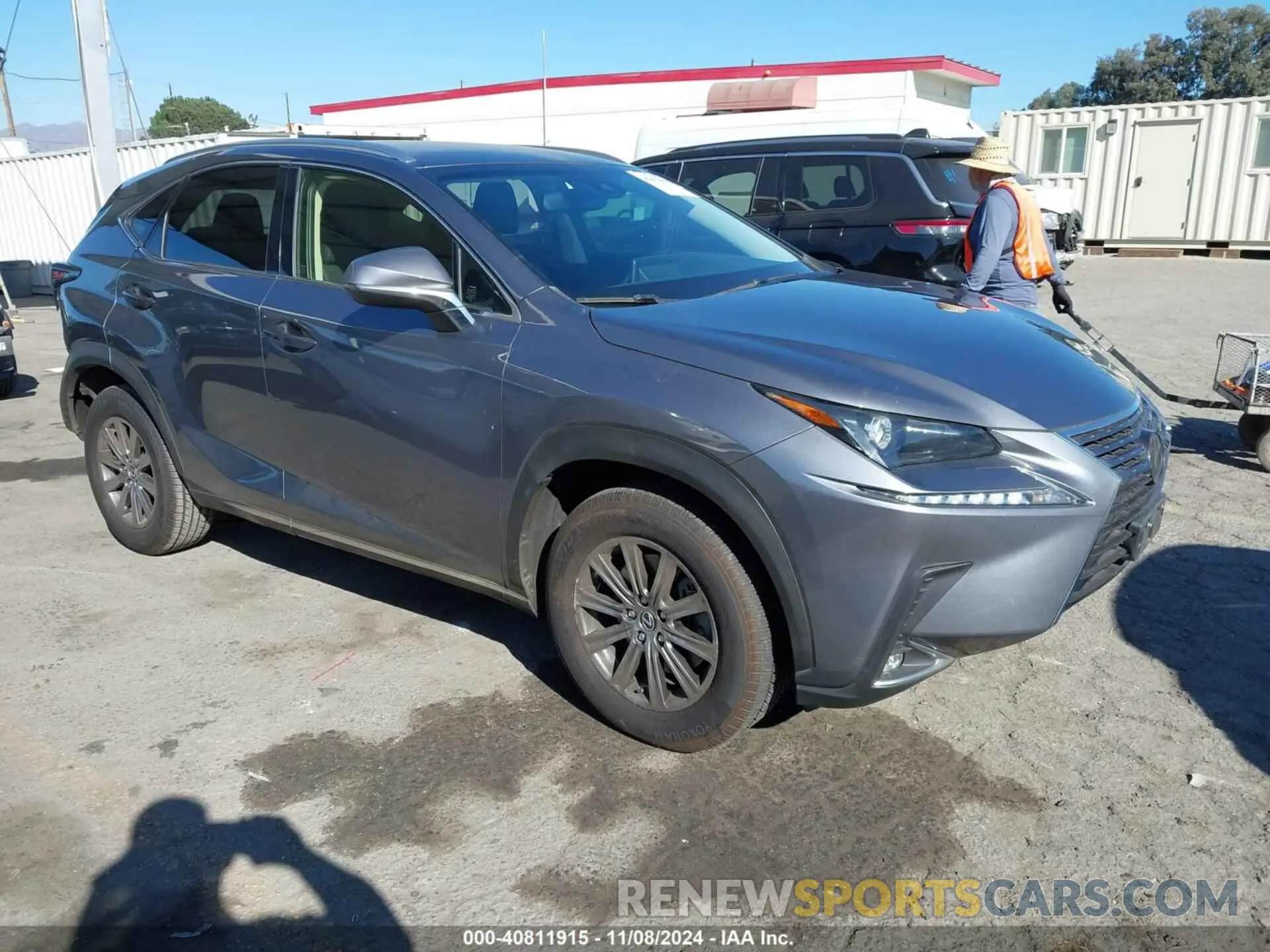 1 Photograph of a damaged car JTJYARBZ2K2120239 LEXUS NX 300 2019