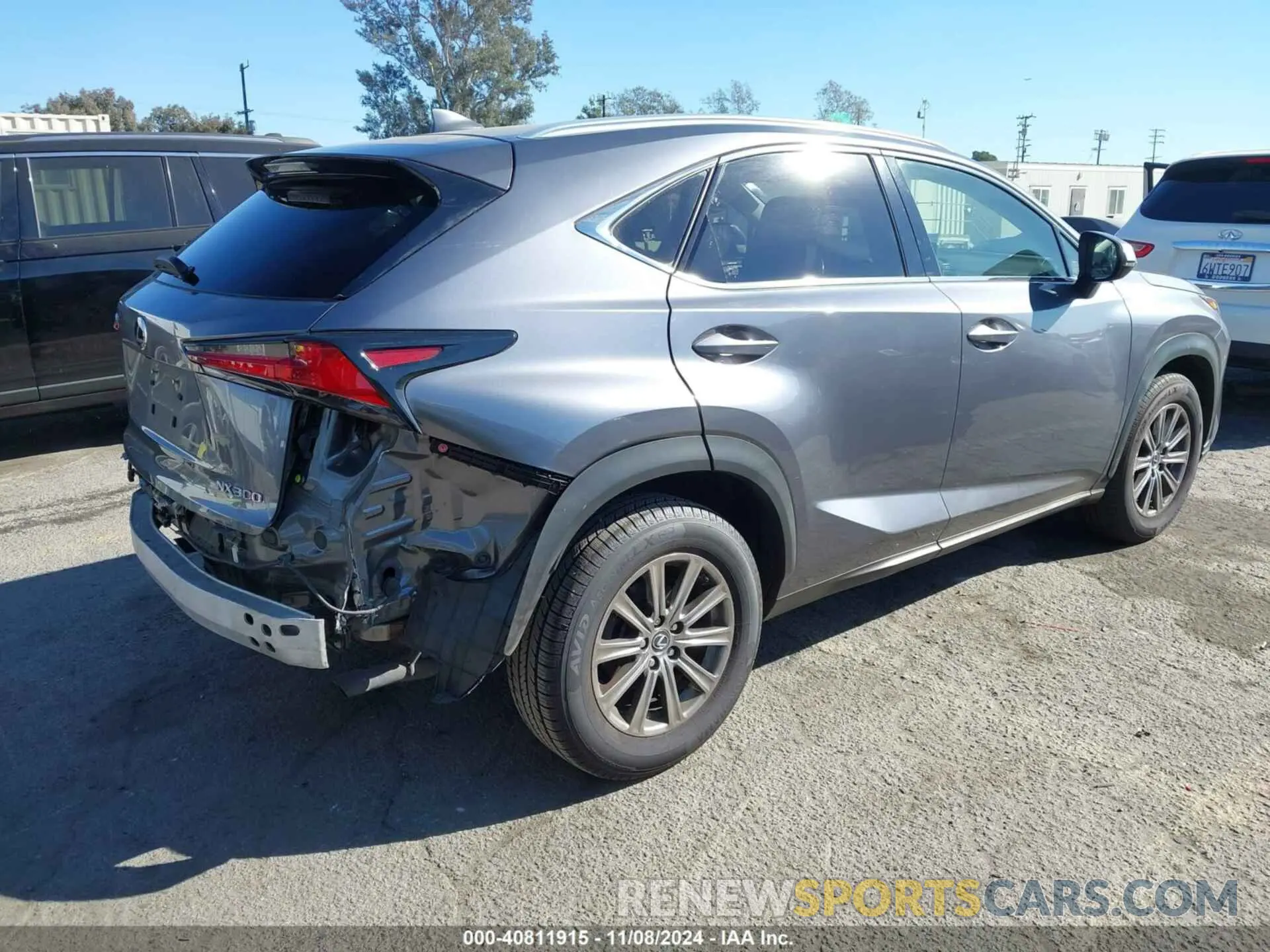 4 Photograph of a damaged car JTJYARBZ2K2120239 LEXUS NX 300 2019
