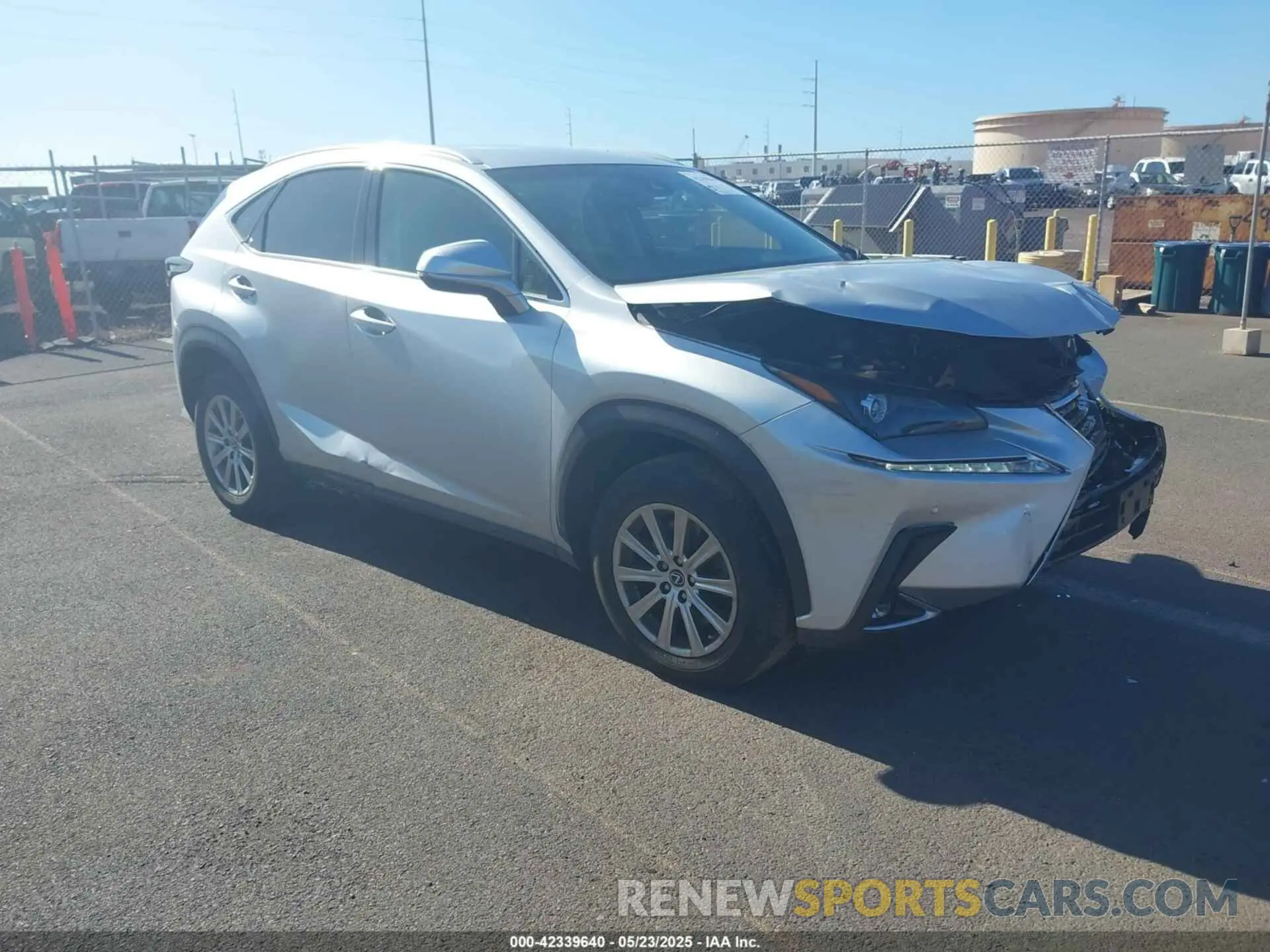 1 Photograph of a damaged car JTJYARBZ2K2130897 LEXUS NX 300 2019