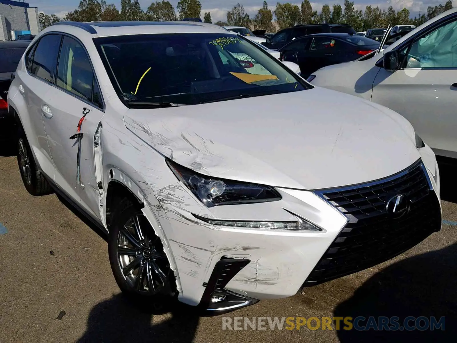 1 Photograph of a damaged car JTJYARBZ2K2133217 LEXUS NX 300 2019