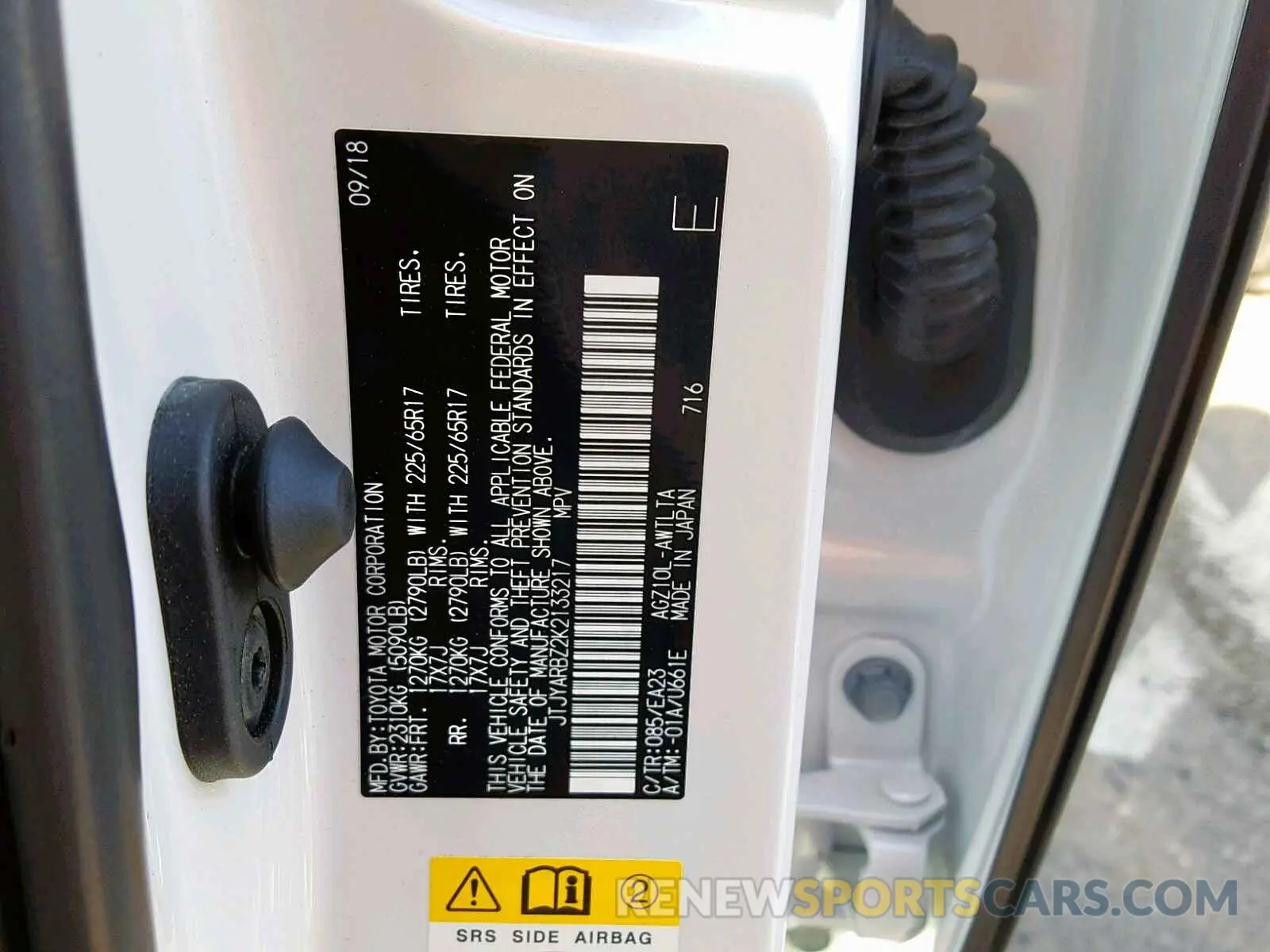 10 Photograph of a damaged car JTJYARBZ2K2133217 LEXUS NX 300 2019